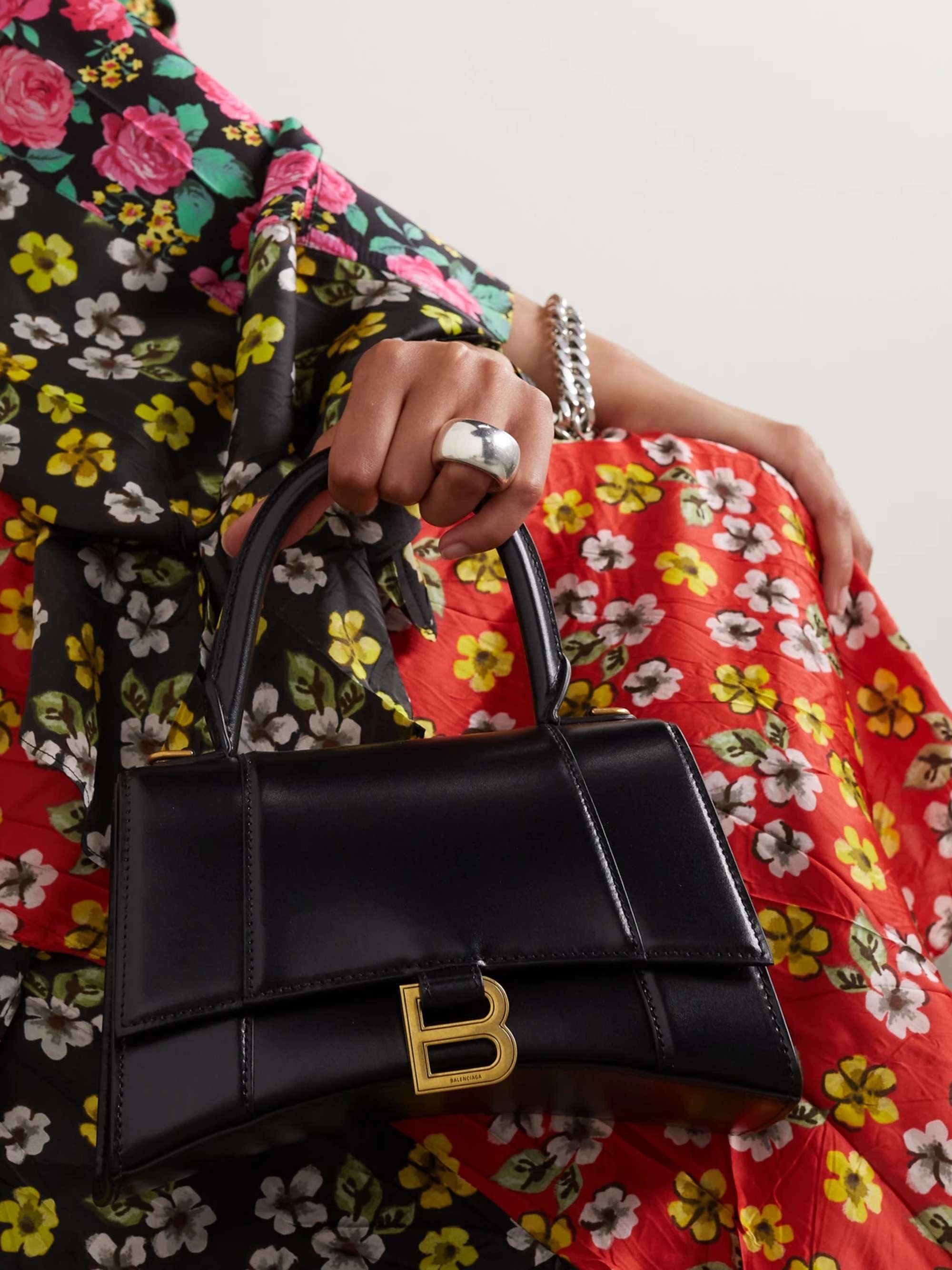 Red balenciaga hourglass bag outlet