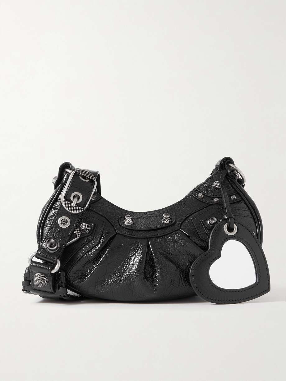 net-a-porter.com | Cagole XS studded textured-leather shoulder bag