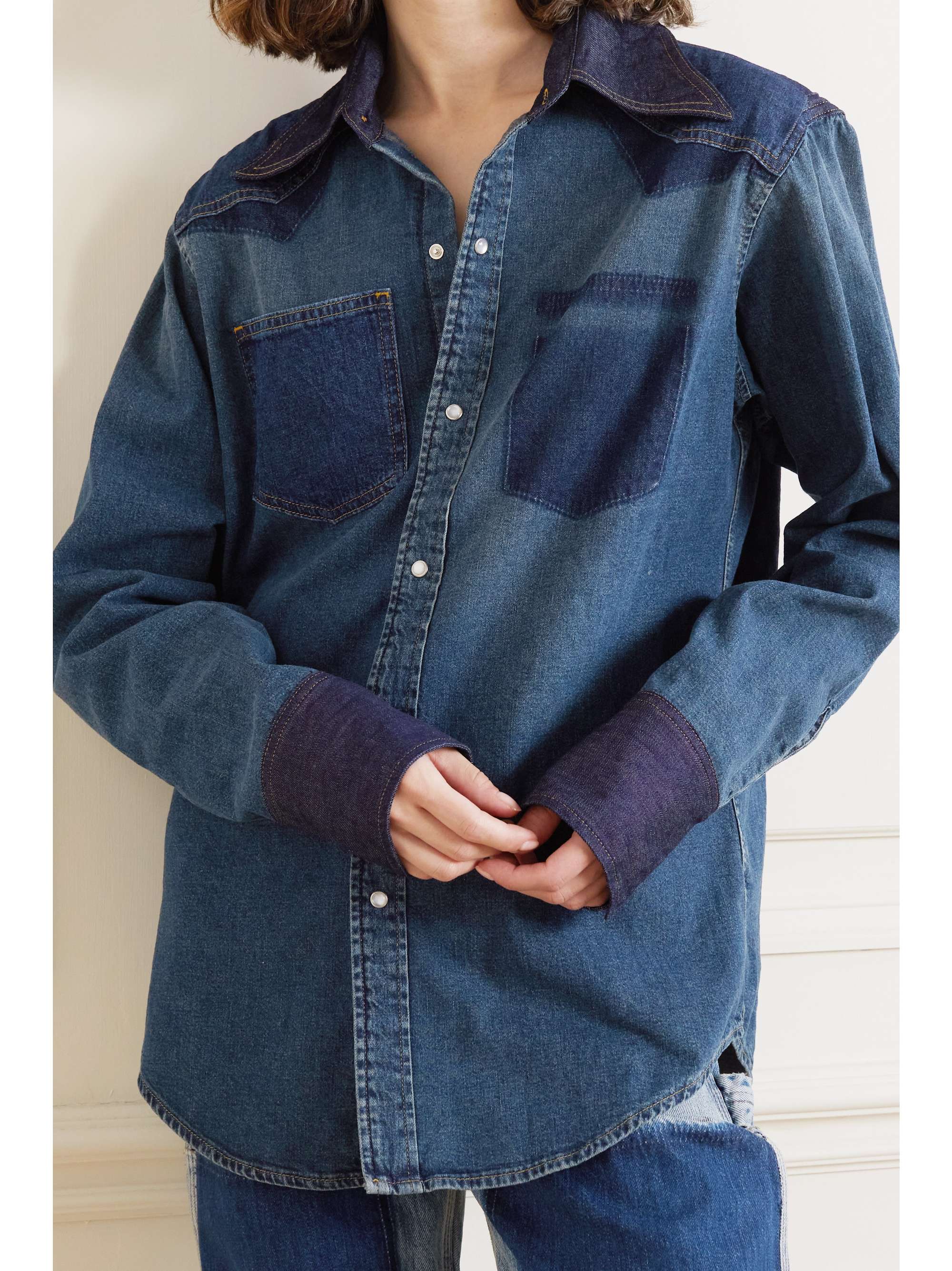 Indigo Denim shirt | MAISON MARGIELA 