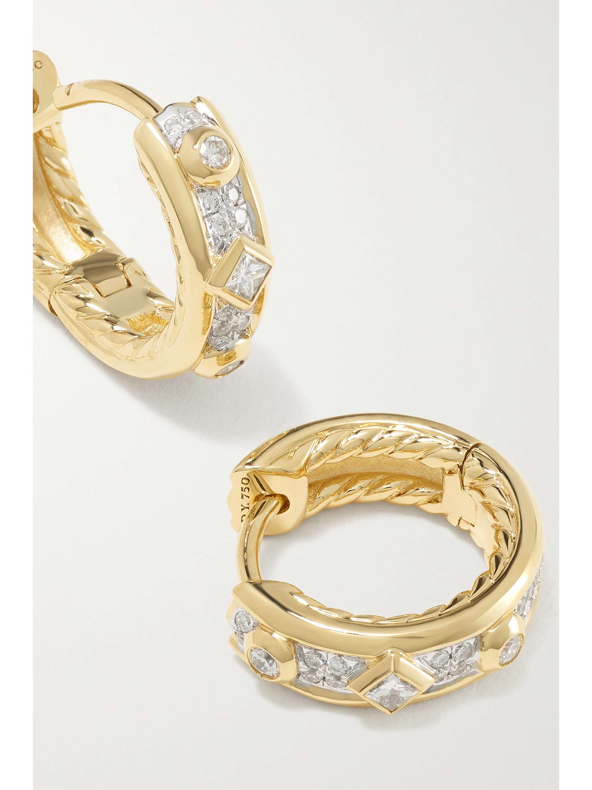 DAVID YURMAN Modern Renaissance Creolen aus 18 Karat Gold mit Diamanten