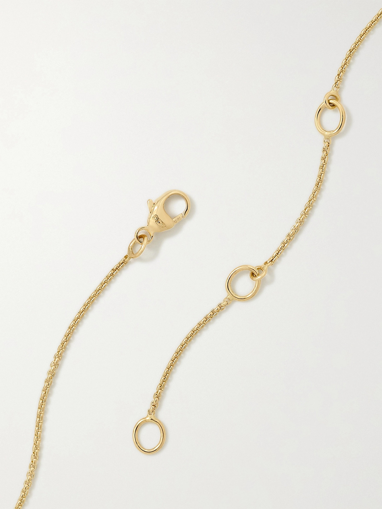 David Yurman Women's Modern Renaissance Double Pendant Necklace In 18k Yellow Gold With Full Pavé Diamonds In Gold