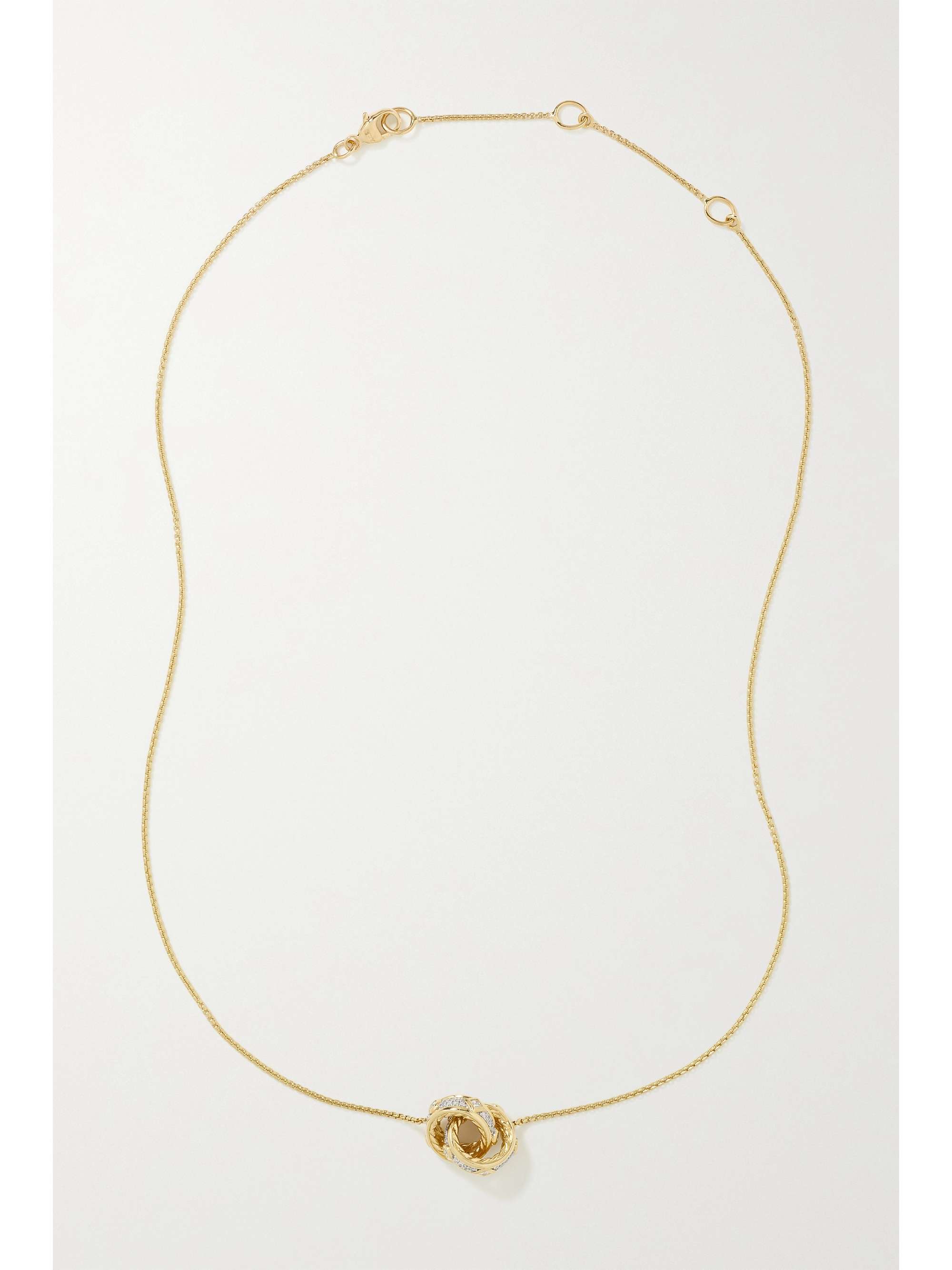DAVID YURMAN Modern Renaissance 18-karat gold diamond necklace