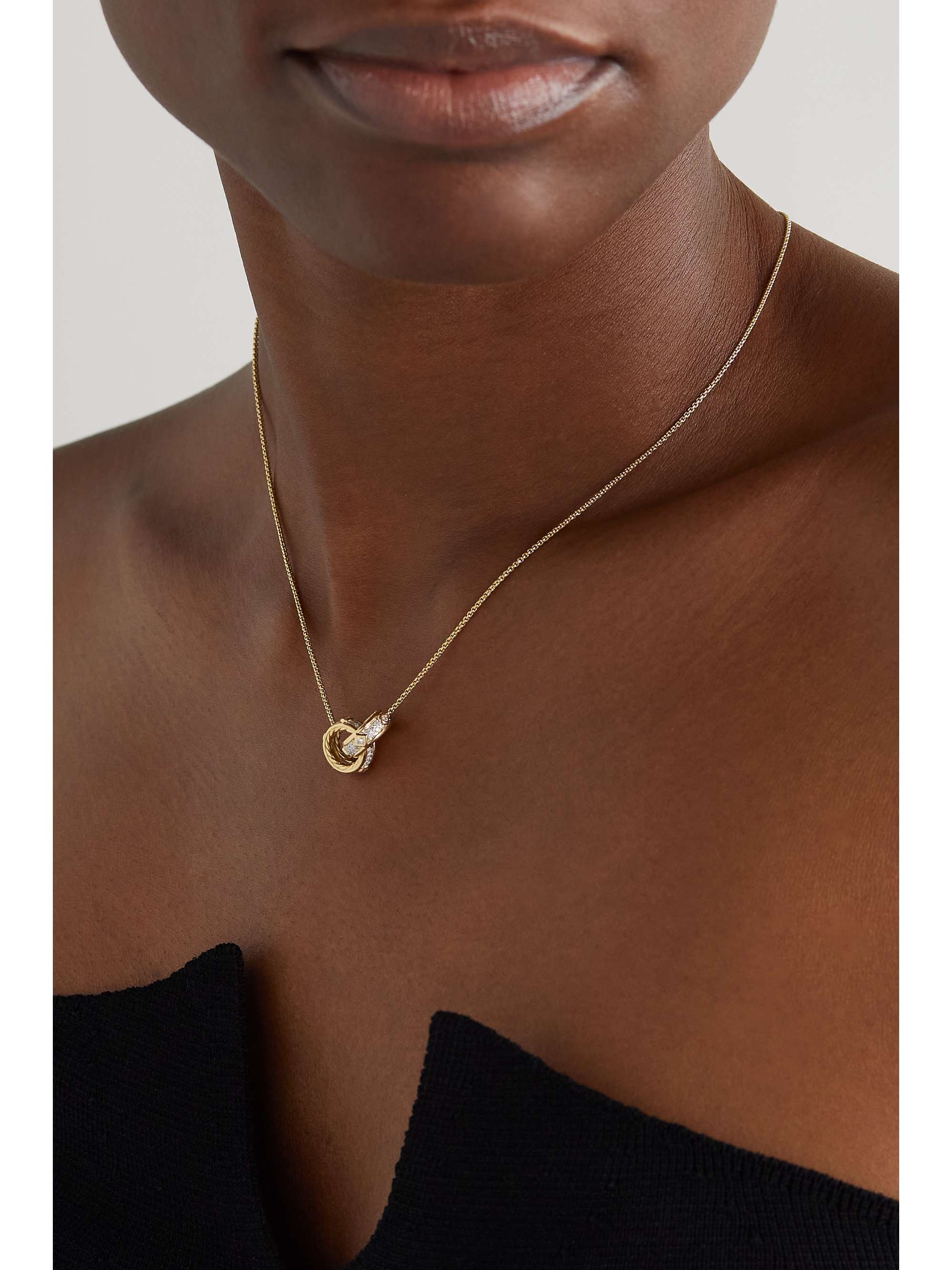 DAVID YURMAN Modern Renaissance 18-karat gold diamond necklace
