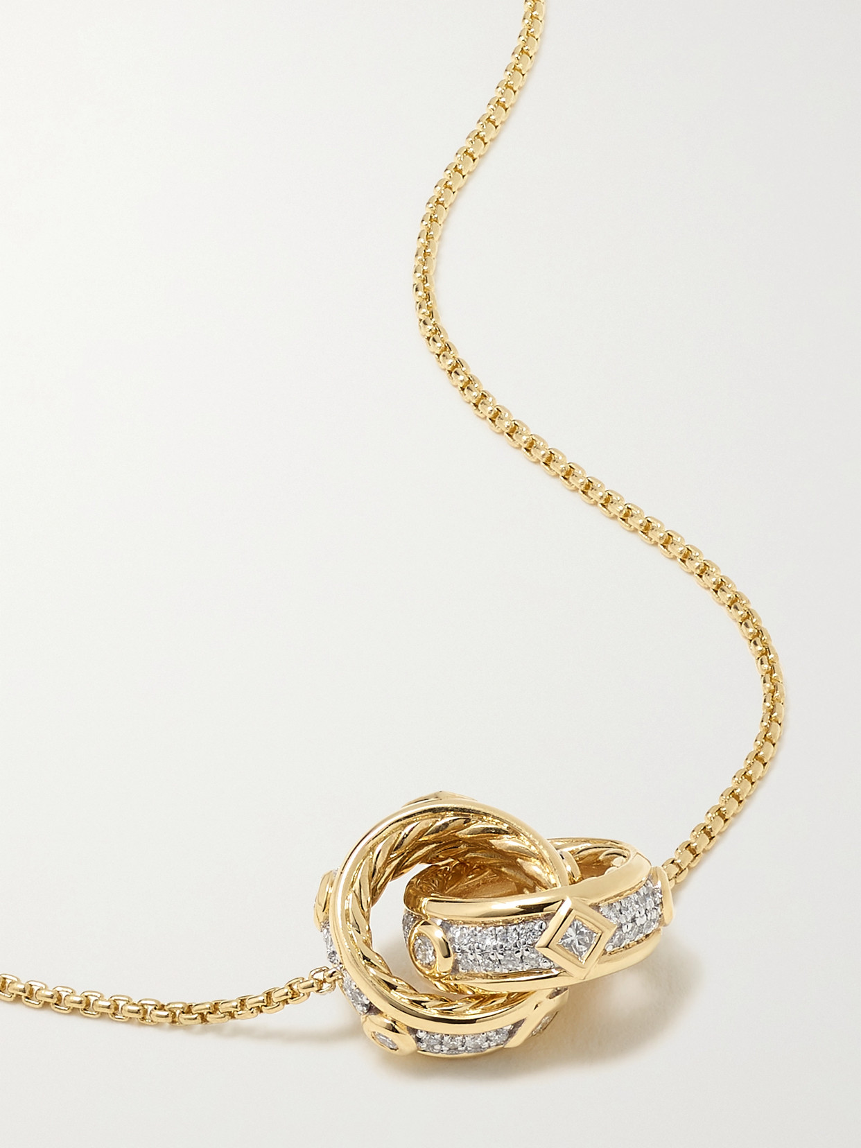 David Yurman - Modern Renaissance 18-karat Gold Diamond Necklace - one size 22 Awaiting product image