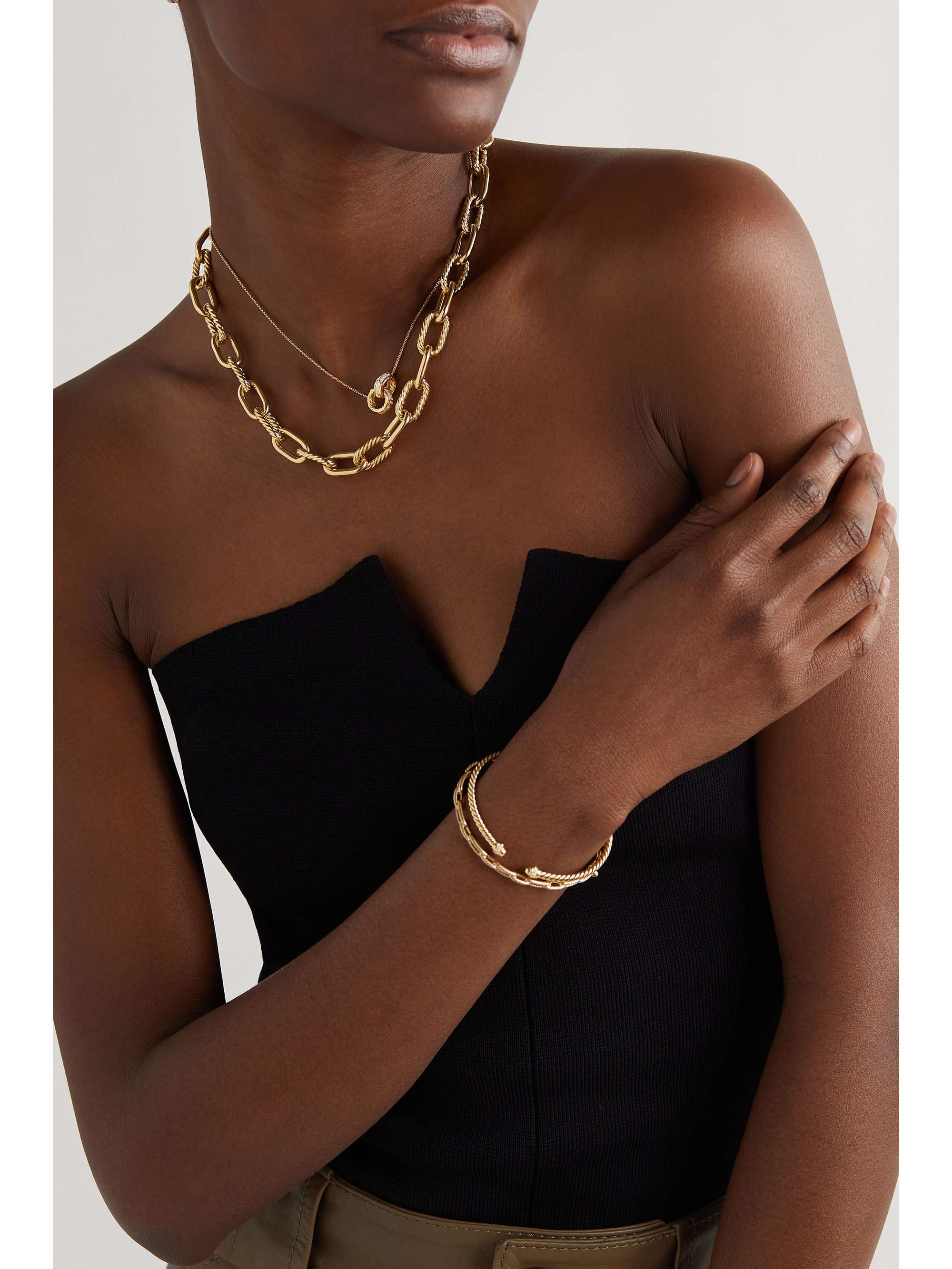 DAVID YURMAN Modern Renaissance 18-karat gold diamond necklace