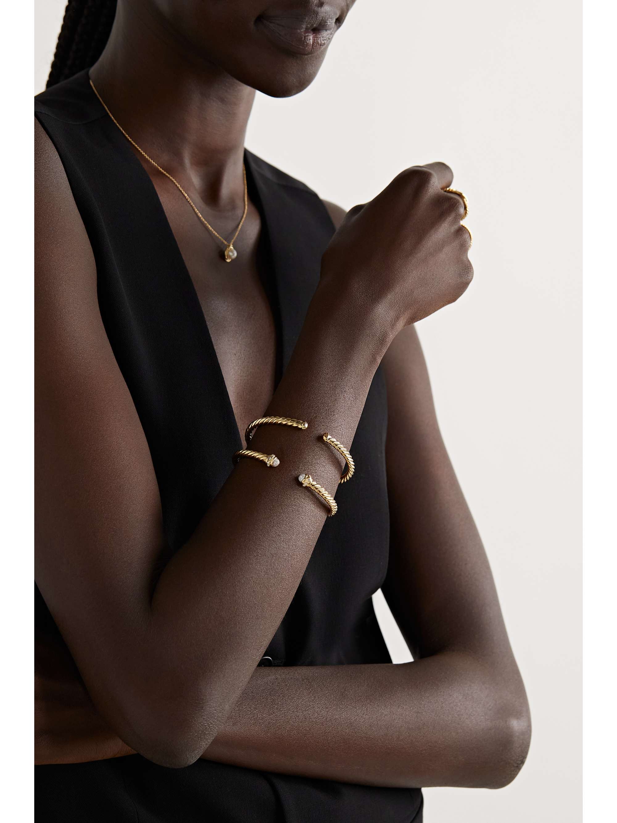 DAVID YURMAN Cable Spira 18-karat gold cuff