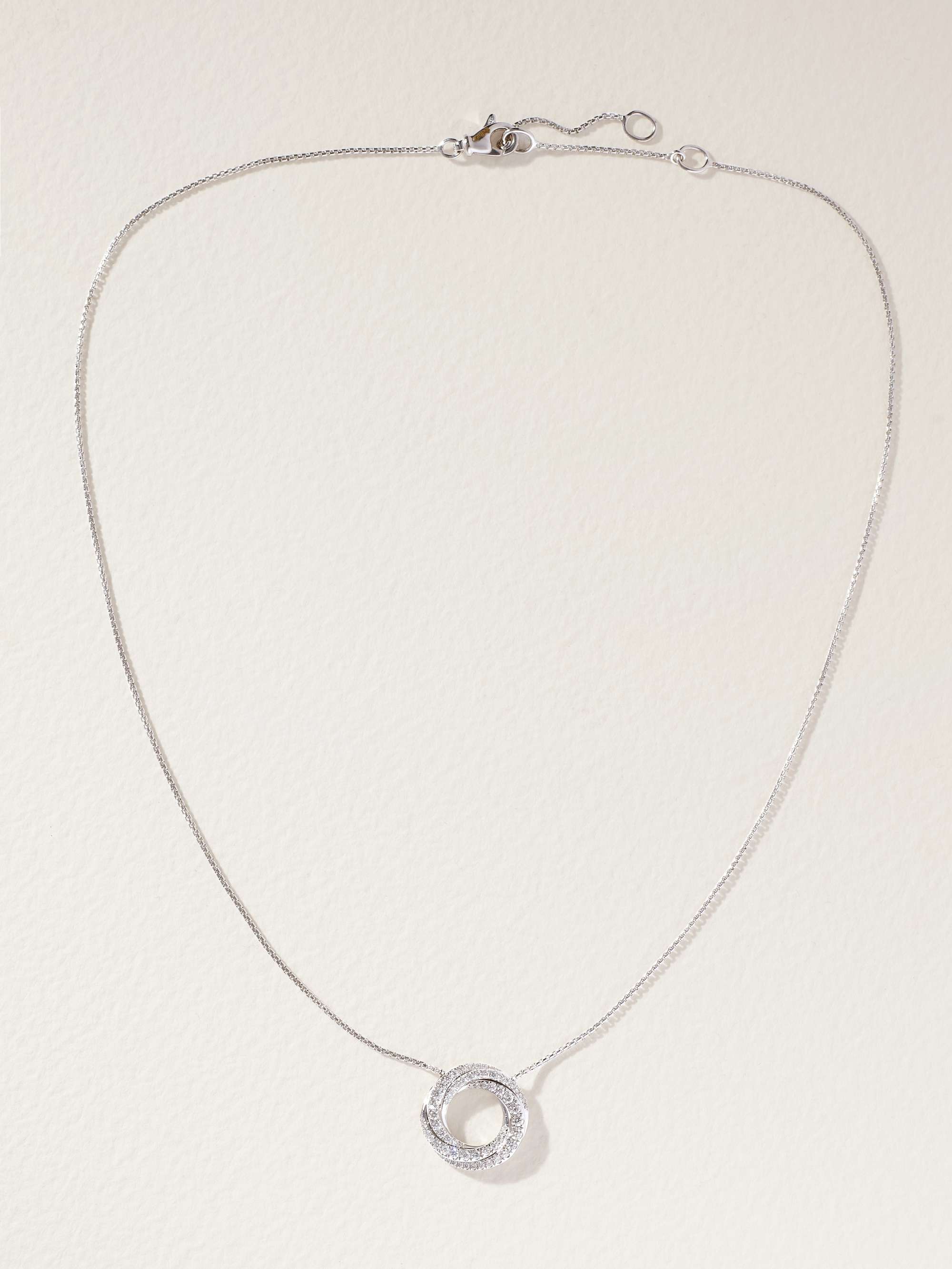 DAVID YURMAN عقد Crossover من الذهب عيار 18 قيراطاً والألماس