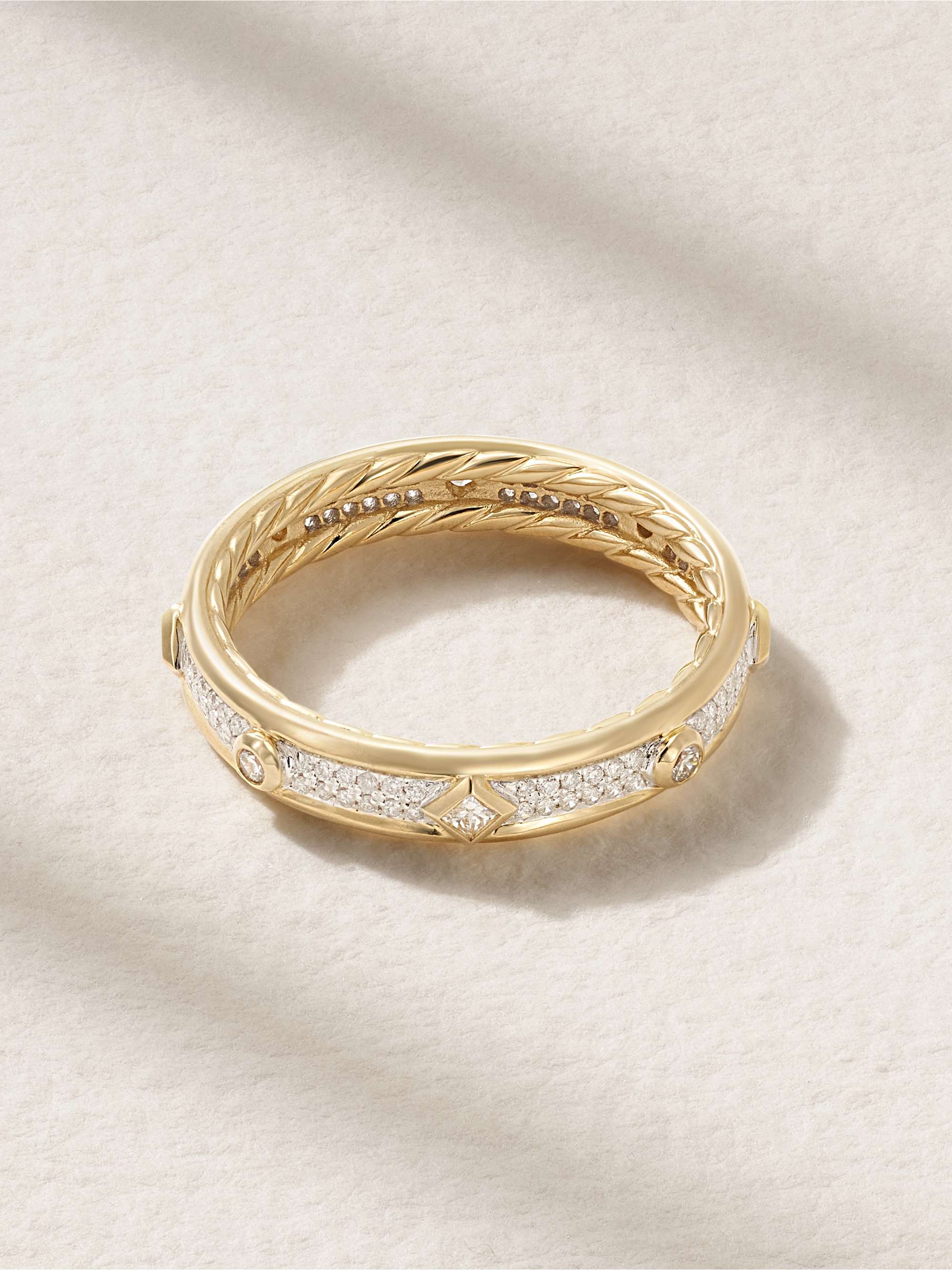 DAVID YURMAN Modern Renaissance 18-karat gold diamond ring
