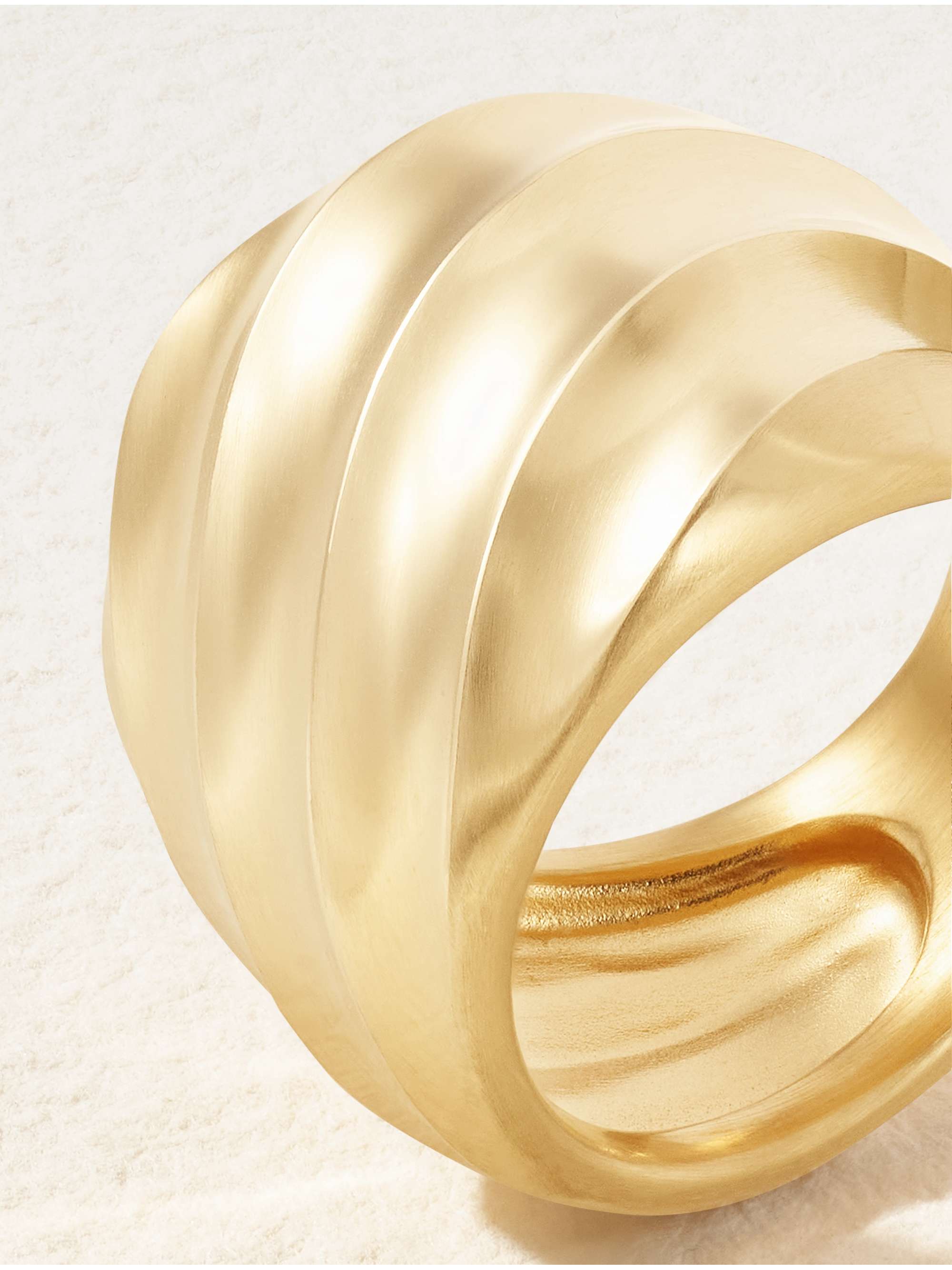 DAVID YURMAN Cable Edge 18-karat recycled gold ring