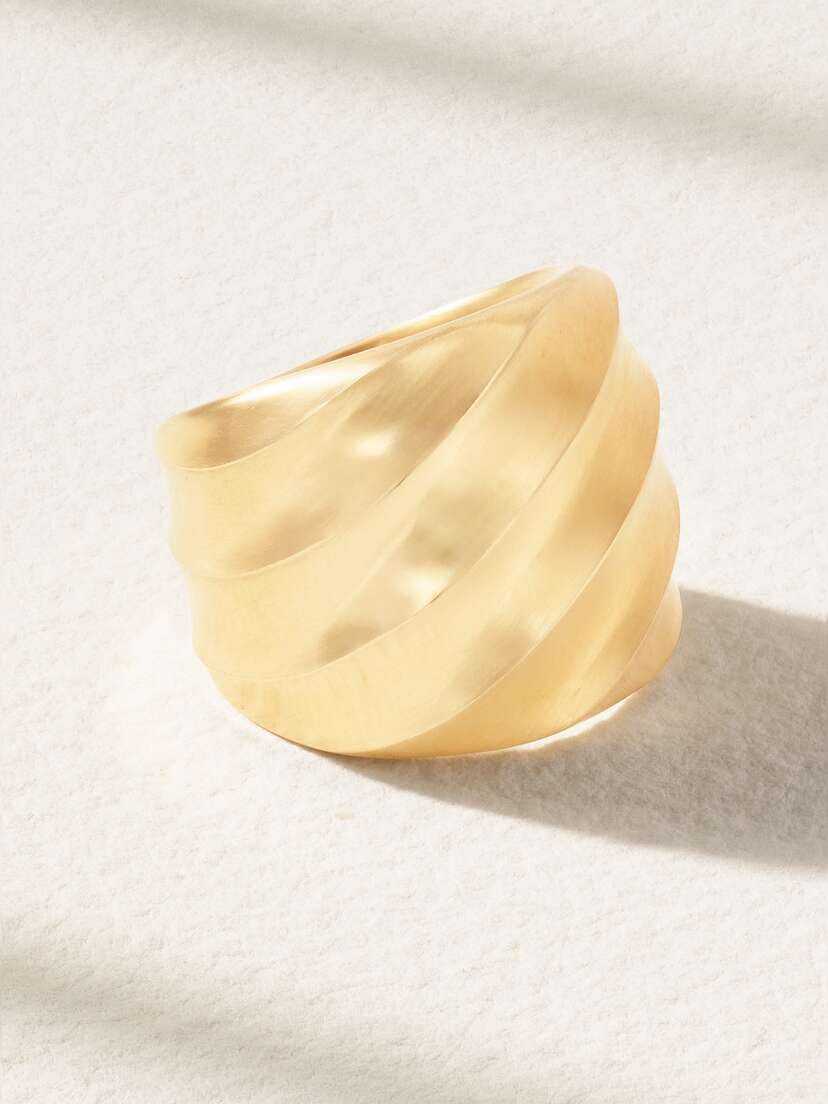 David Yurman + Net Sustain Cable Edge 18-karat Recycled Gold Ring