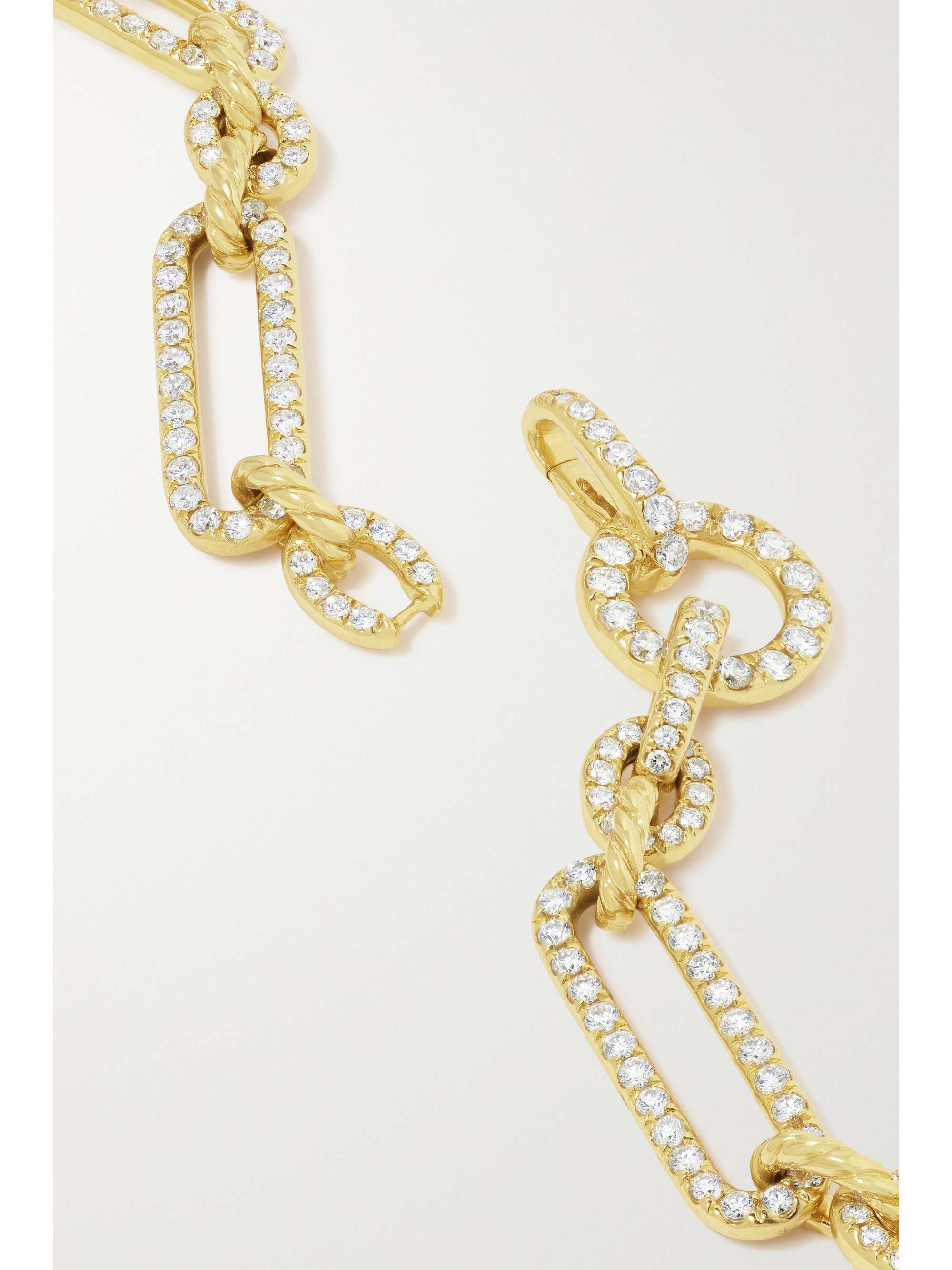 DAVID YURMAN Lexington 18-karat gold diamond necklace