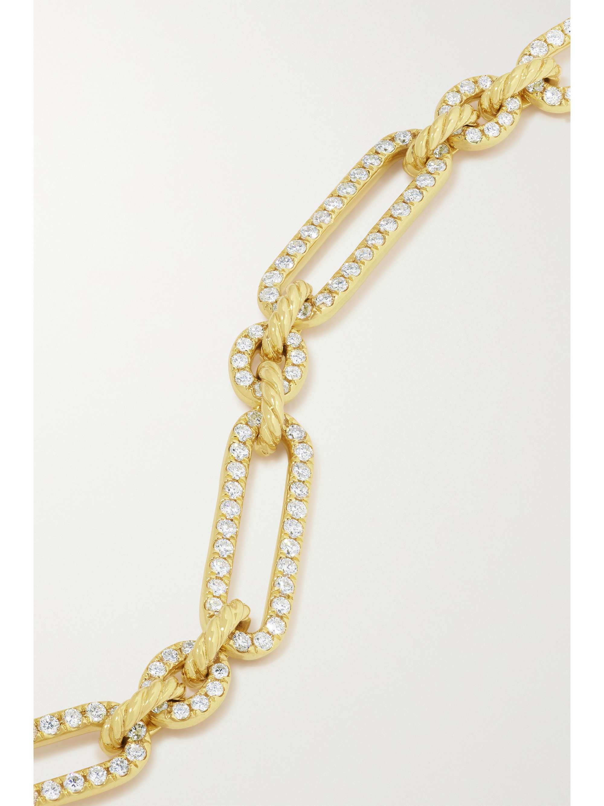 DAVID YURMAN Lexington 18-karat gold diamond necklace