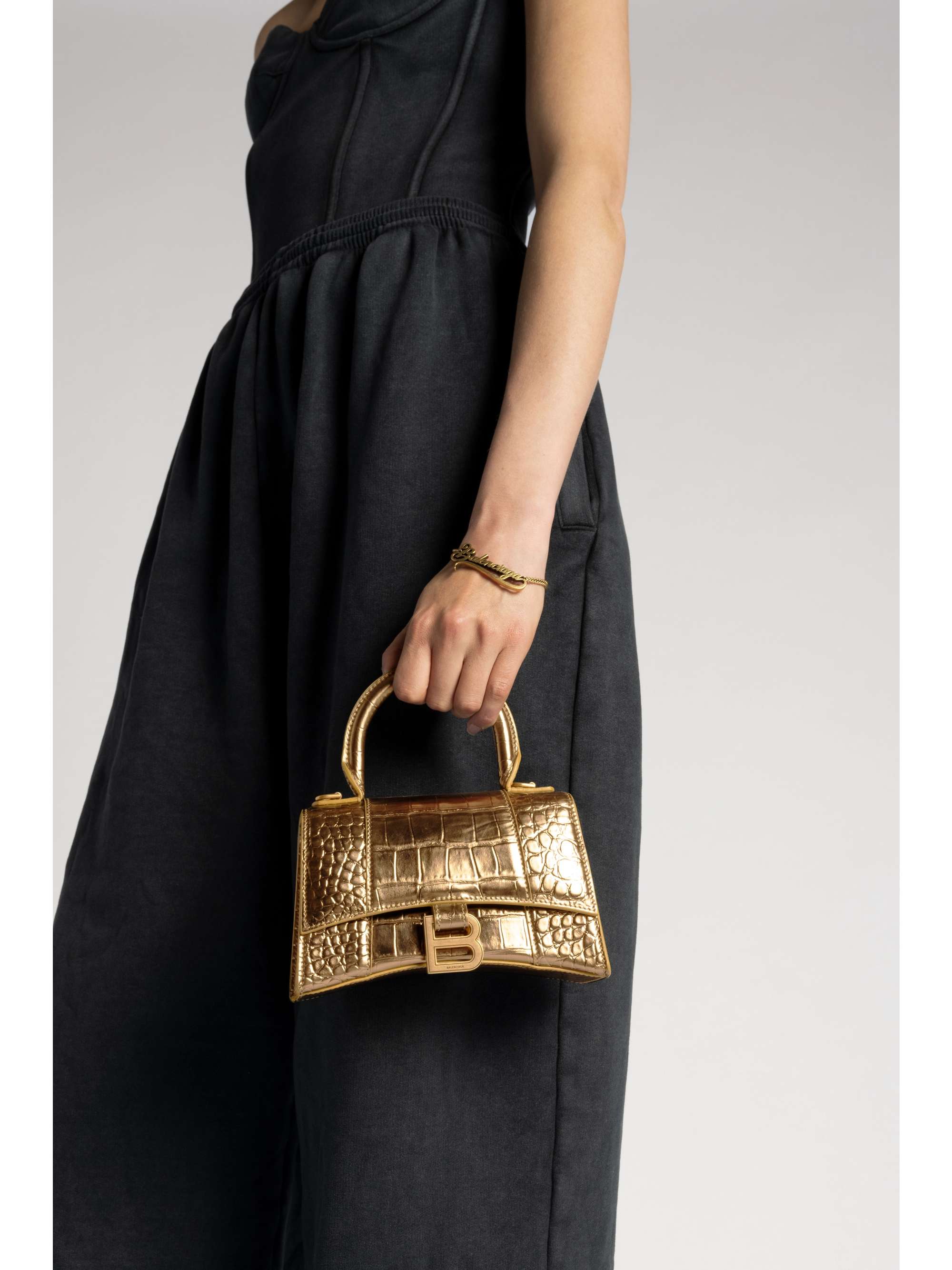 balenciaga gold hourglass