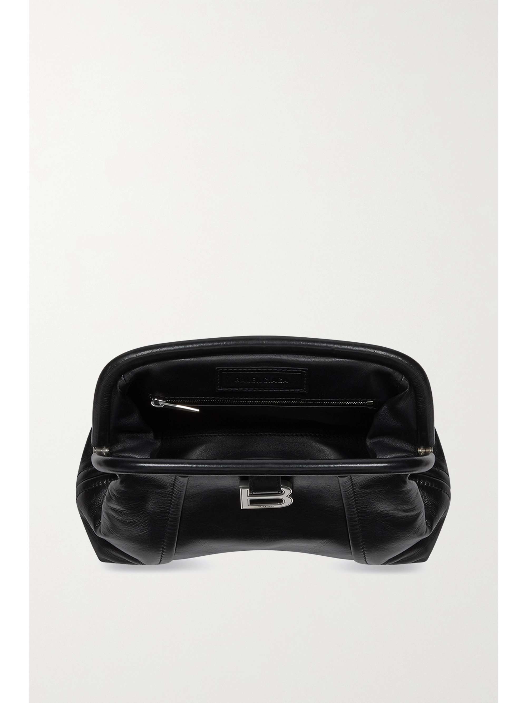 BALENCIAGA Frame XS leather clutch