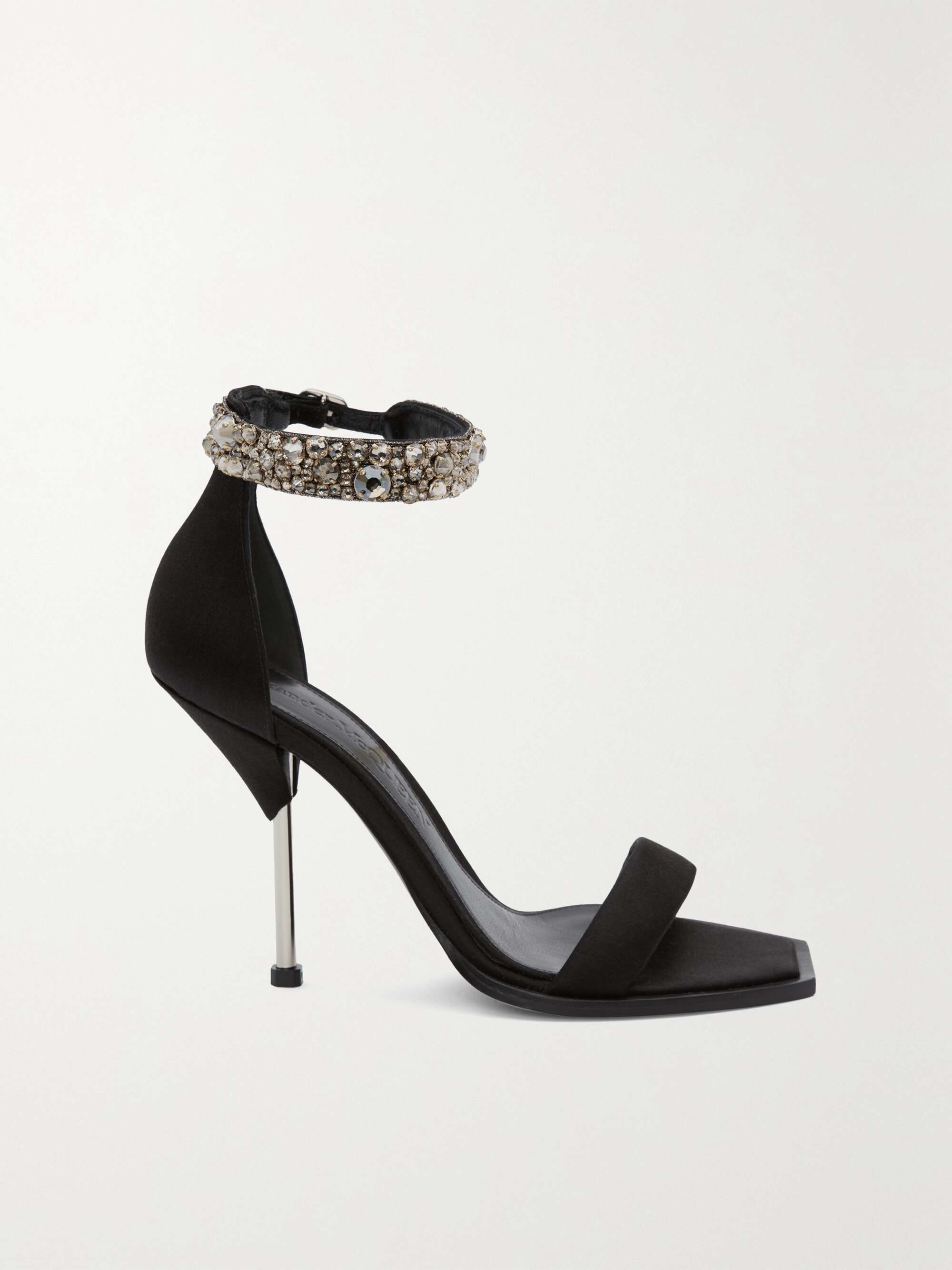 alexander mcqueen black crystal