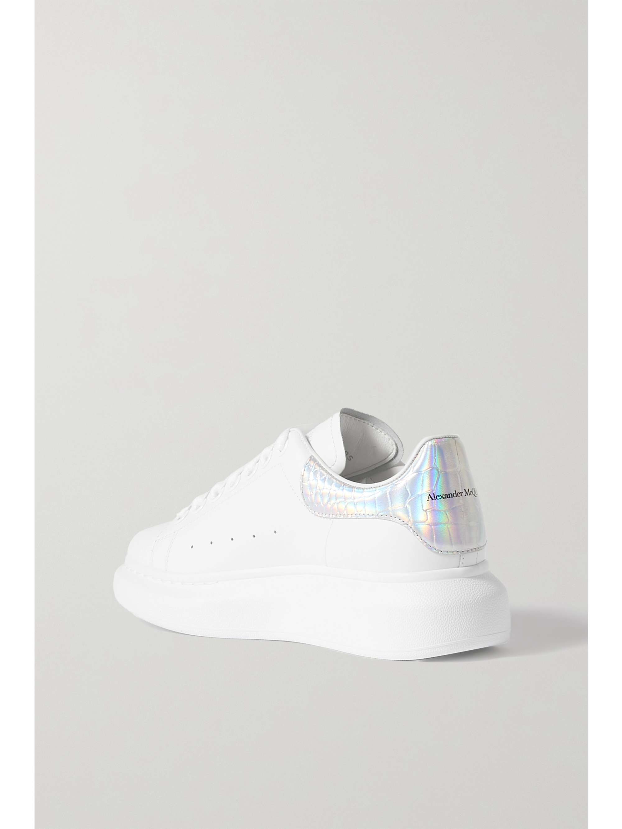 snake print alexander mcqueen trainers