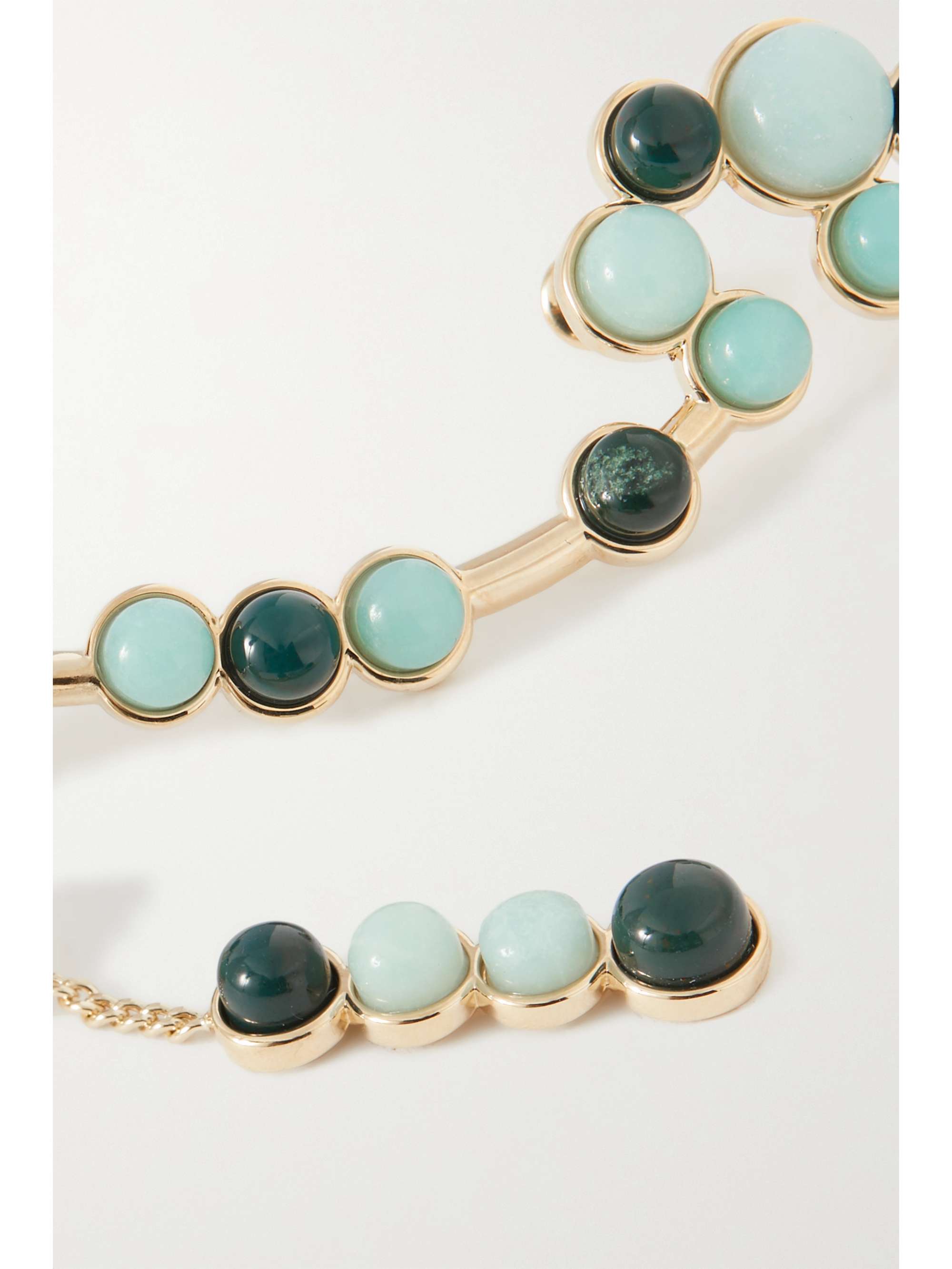 CHLOÉ Zodiac Capricorn gold-tone multi-stone single earring
