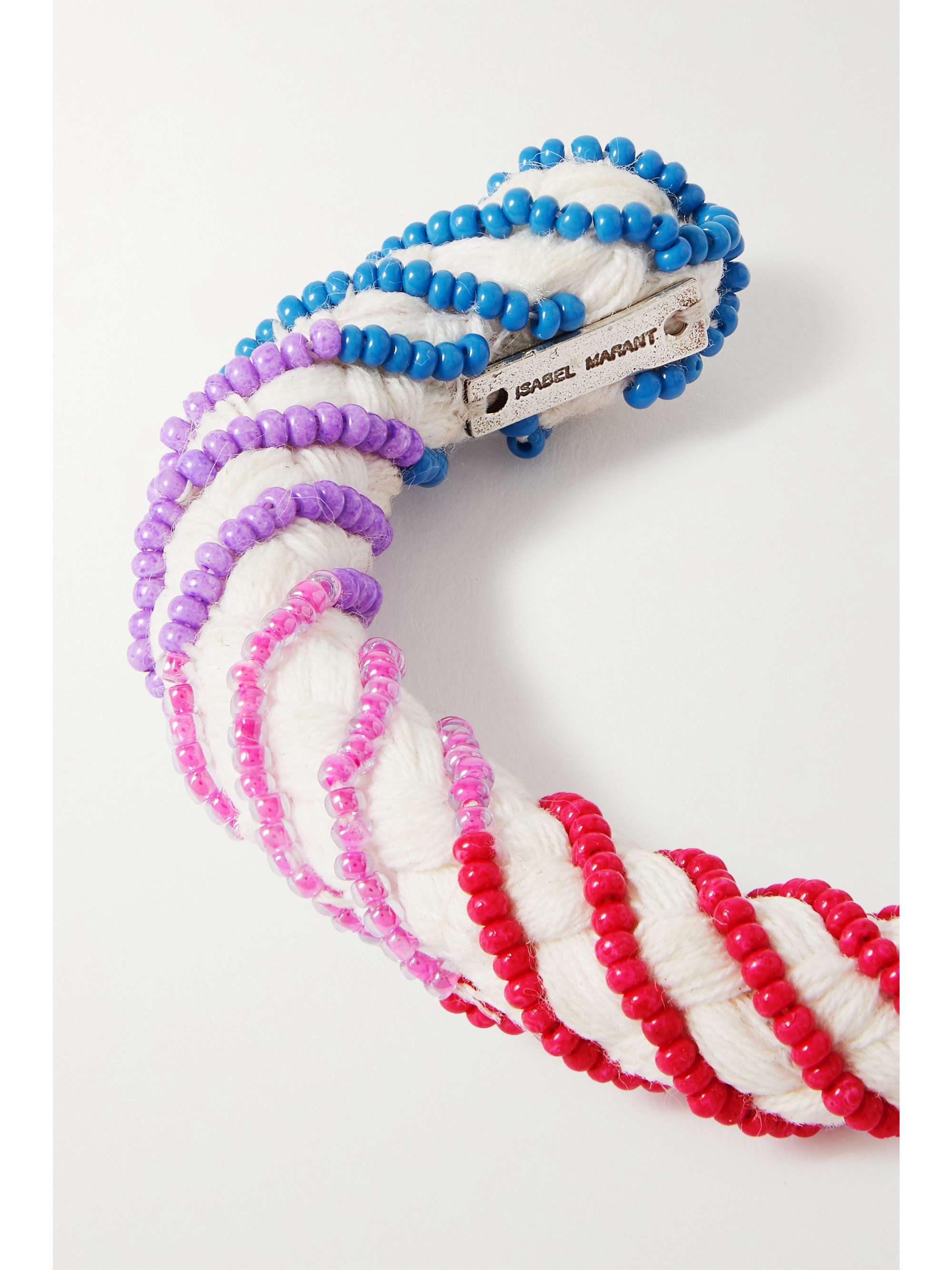 ISABEL MARANT Beaded cotton bracelet