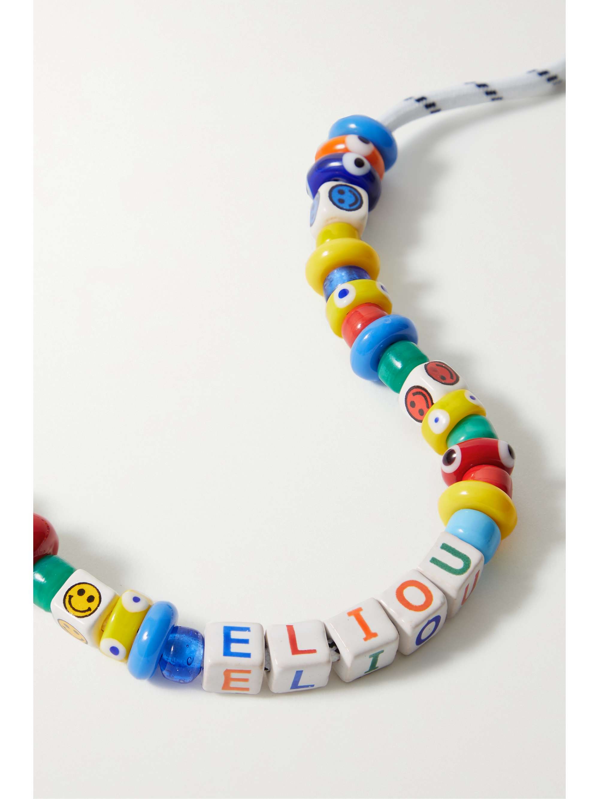ÉLIOU Enfant Kette aus Kordel mit Zierperlen