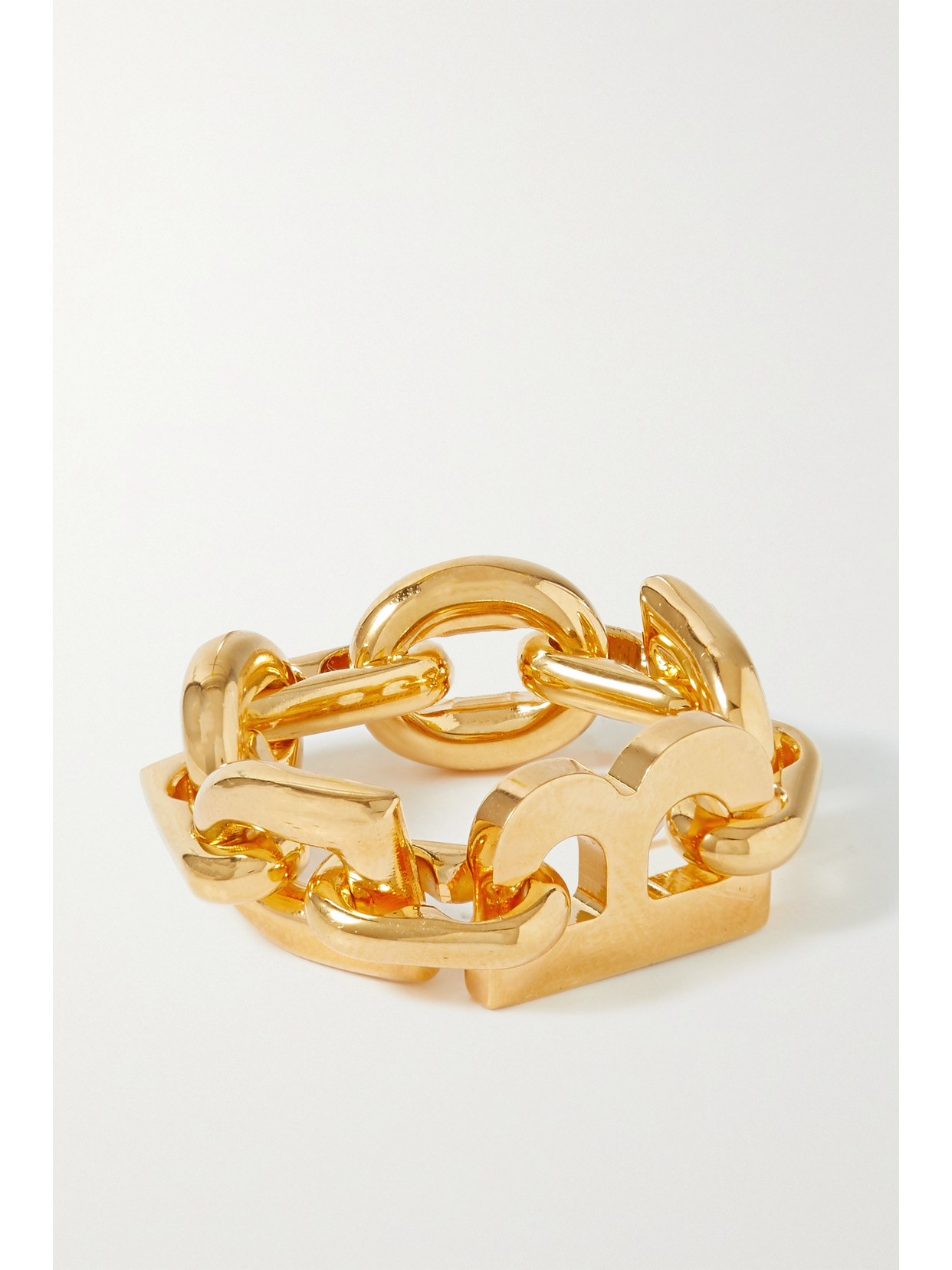 Balenciaga - Gold-tone Ring -...