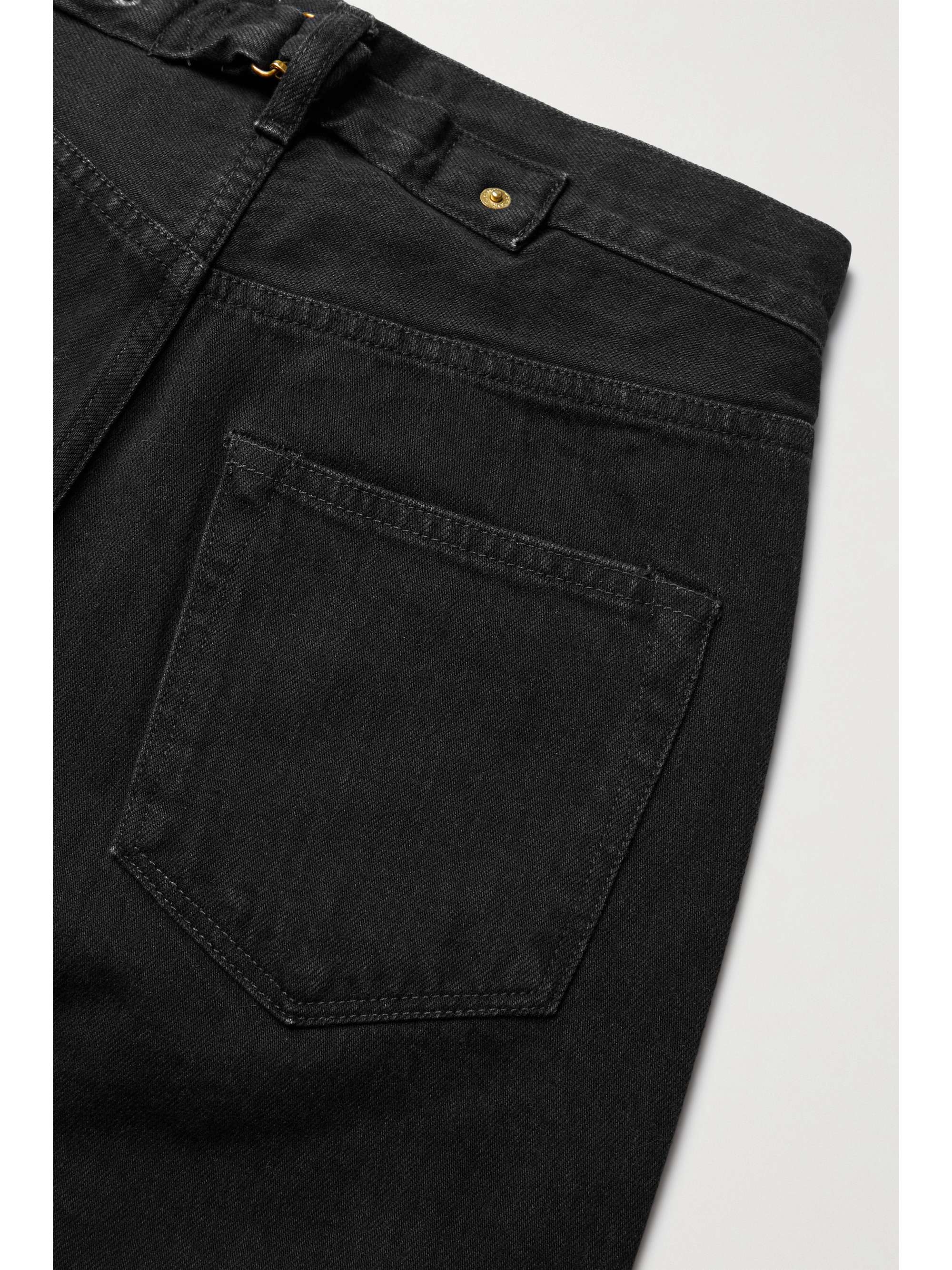 TU ES MON TRESOR The Emerald high-rise straight-leg jeans
