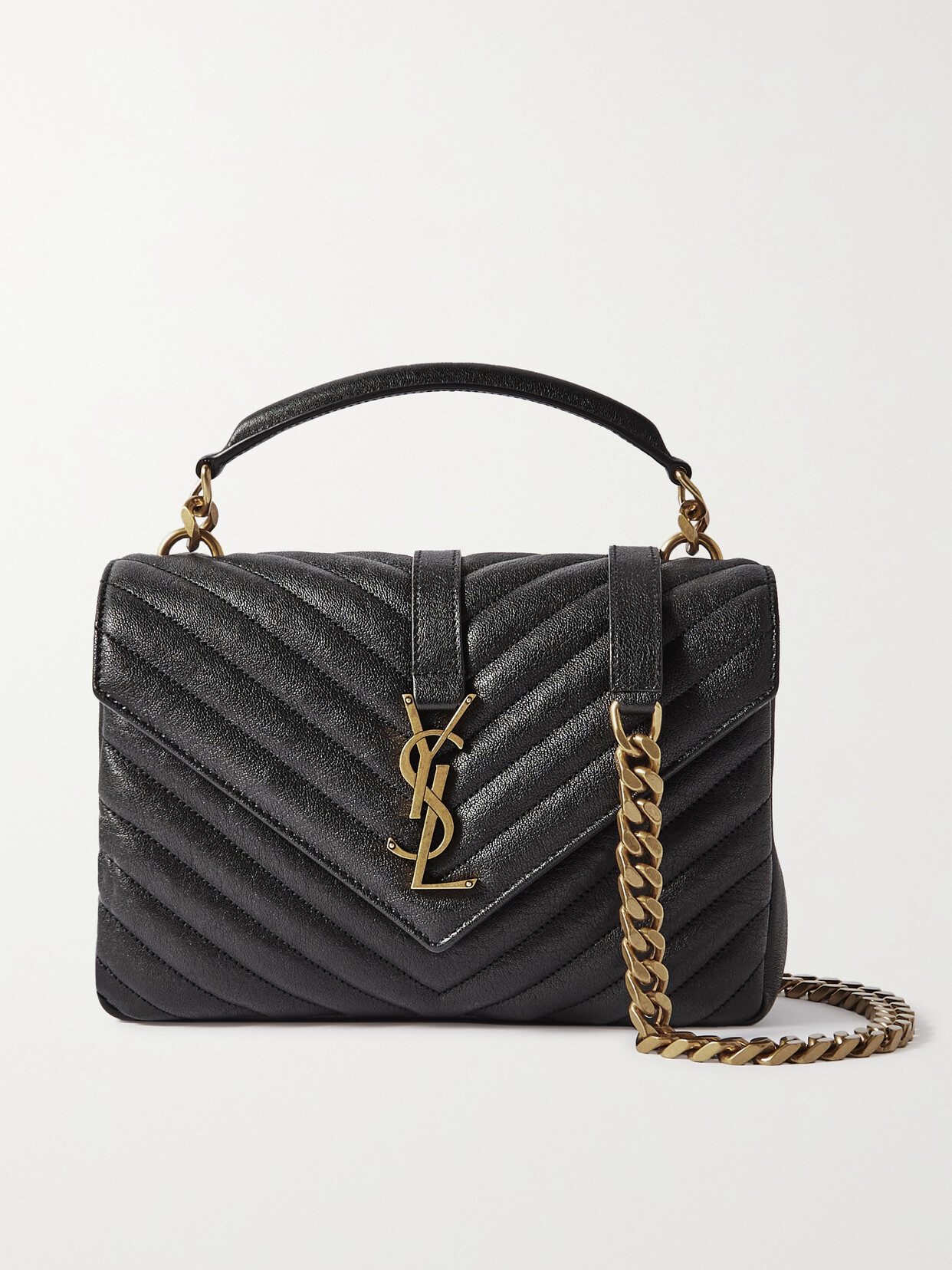 MEDIUM COLLEGE IN QUILTED LEATHER, Saint Laurent