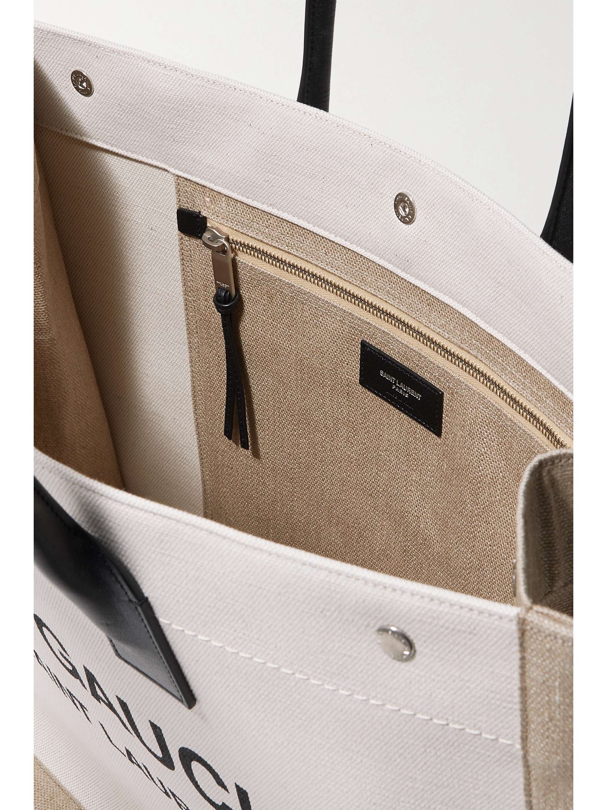 rive gauche tote in canvas