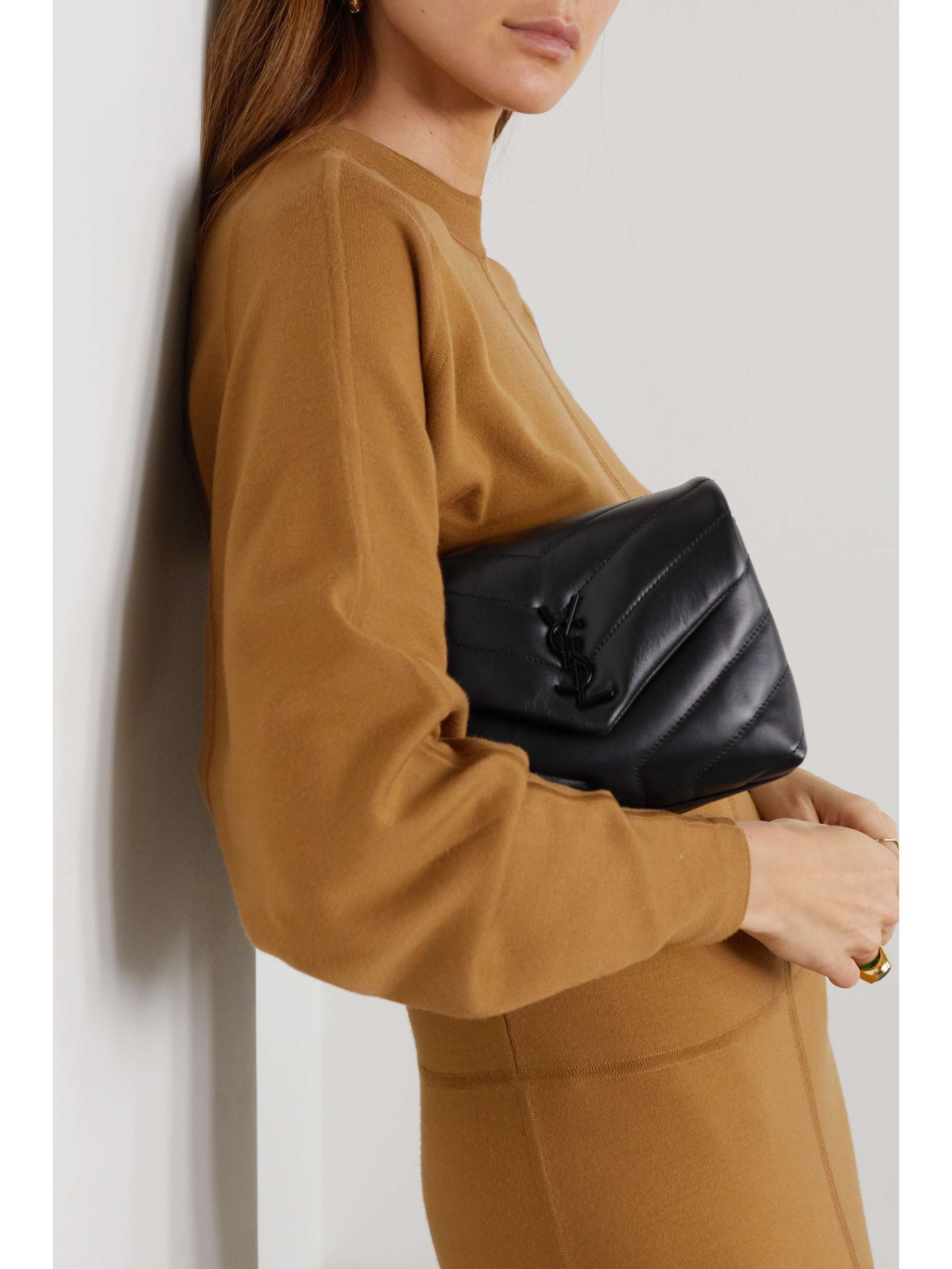SAINT LAURENT Loulou Toy quilted leather shoulder bag