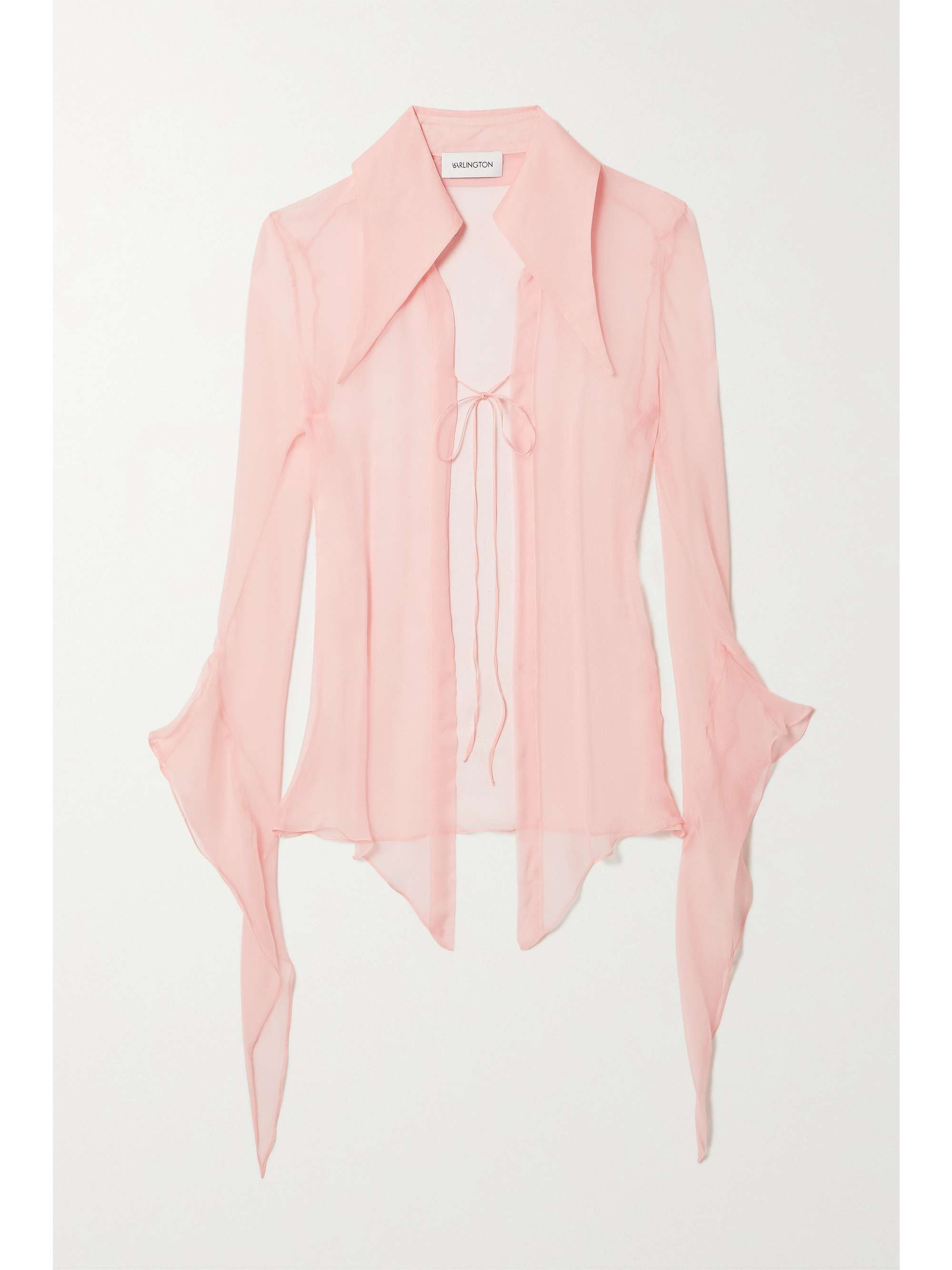 Pink Sananga chiffon blouse 