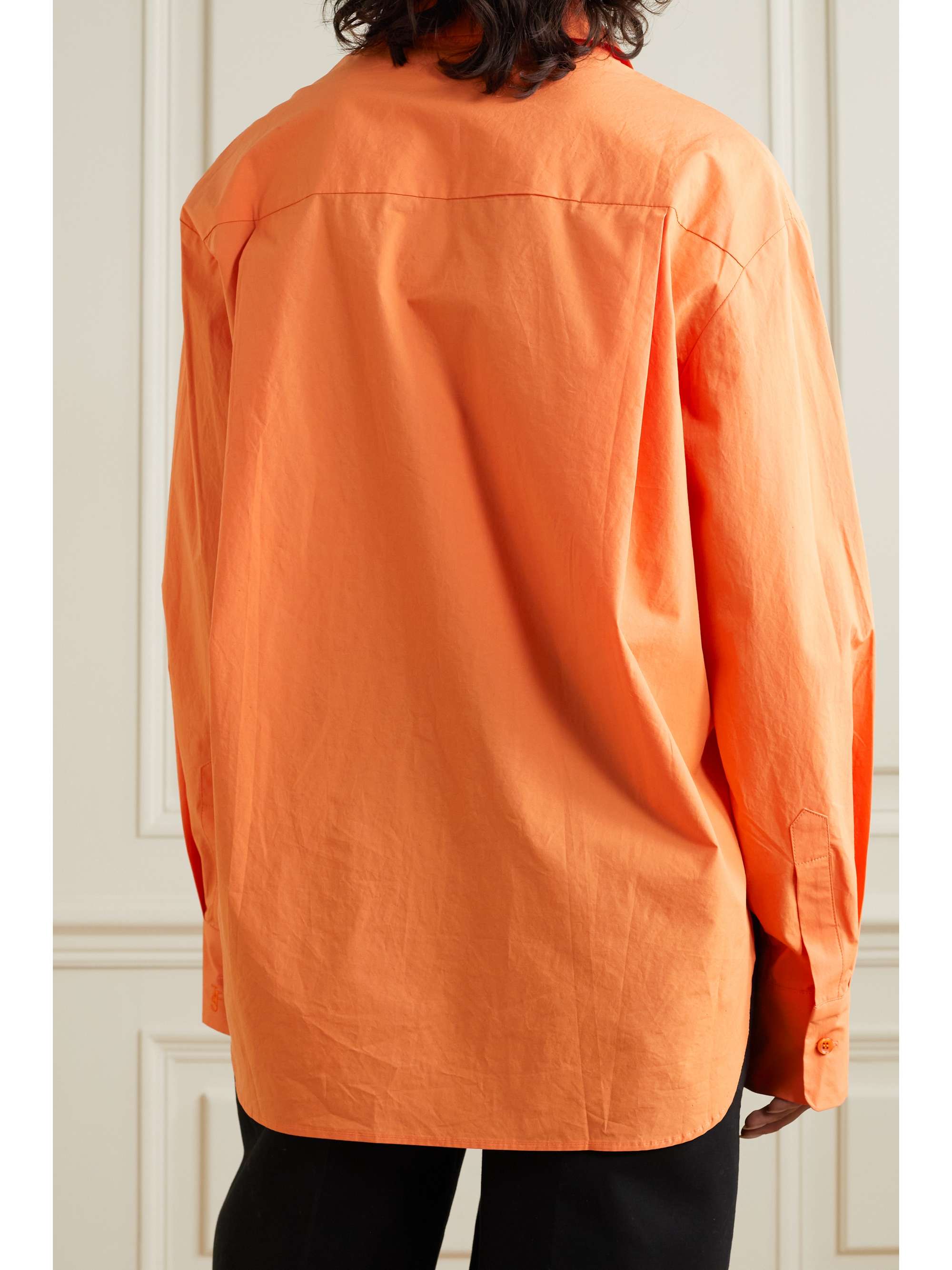 THE FRANKIE SHOP Lui organic cotton-poplin shirt