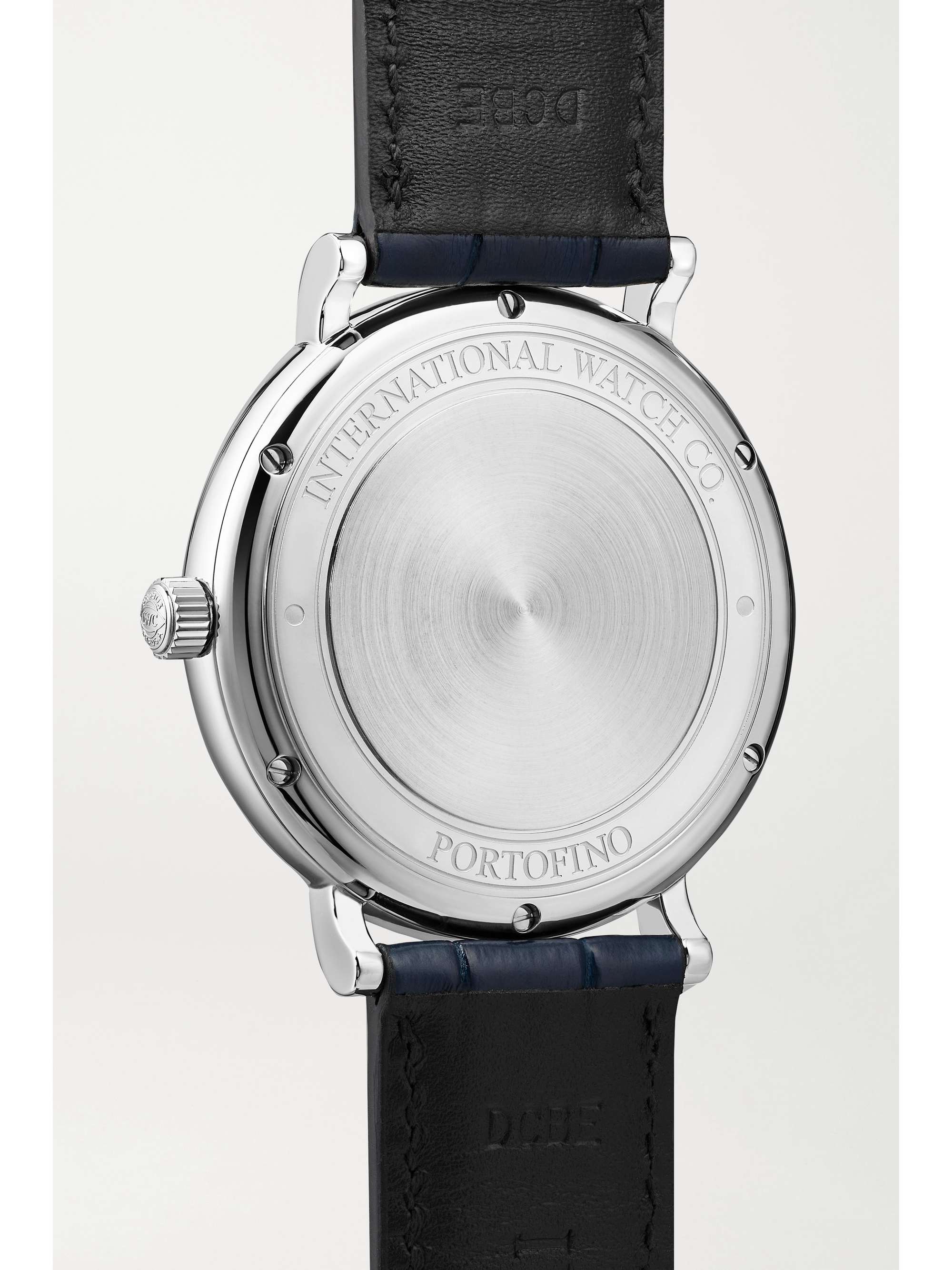 IWC SCHAFFHAUSEN Portofino Automatic 40mm stainless steel and alligator watch