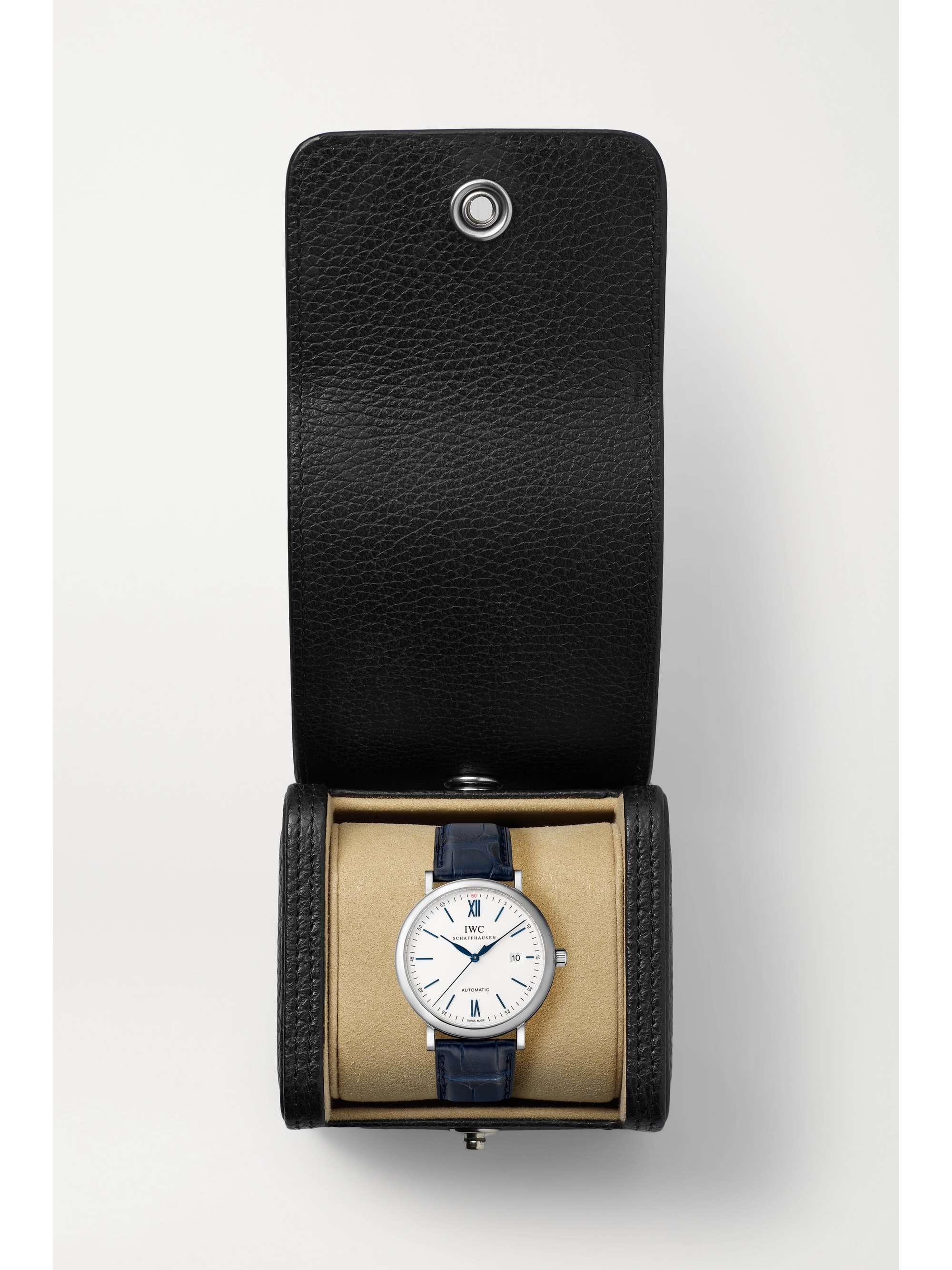 IWC SCHAFFHAUSEN Portofino Automatic 40mm stainless steel and alligator watch