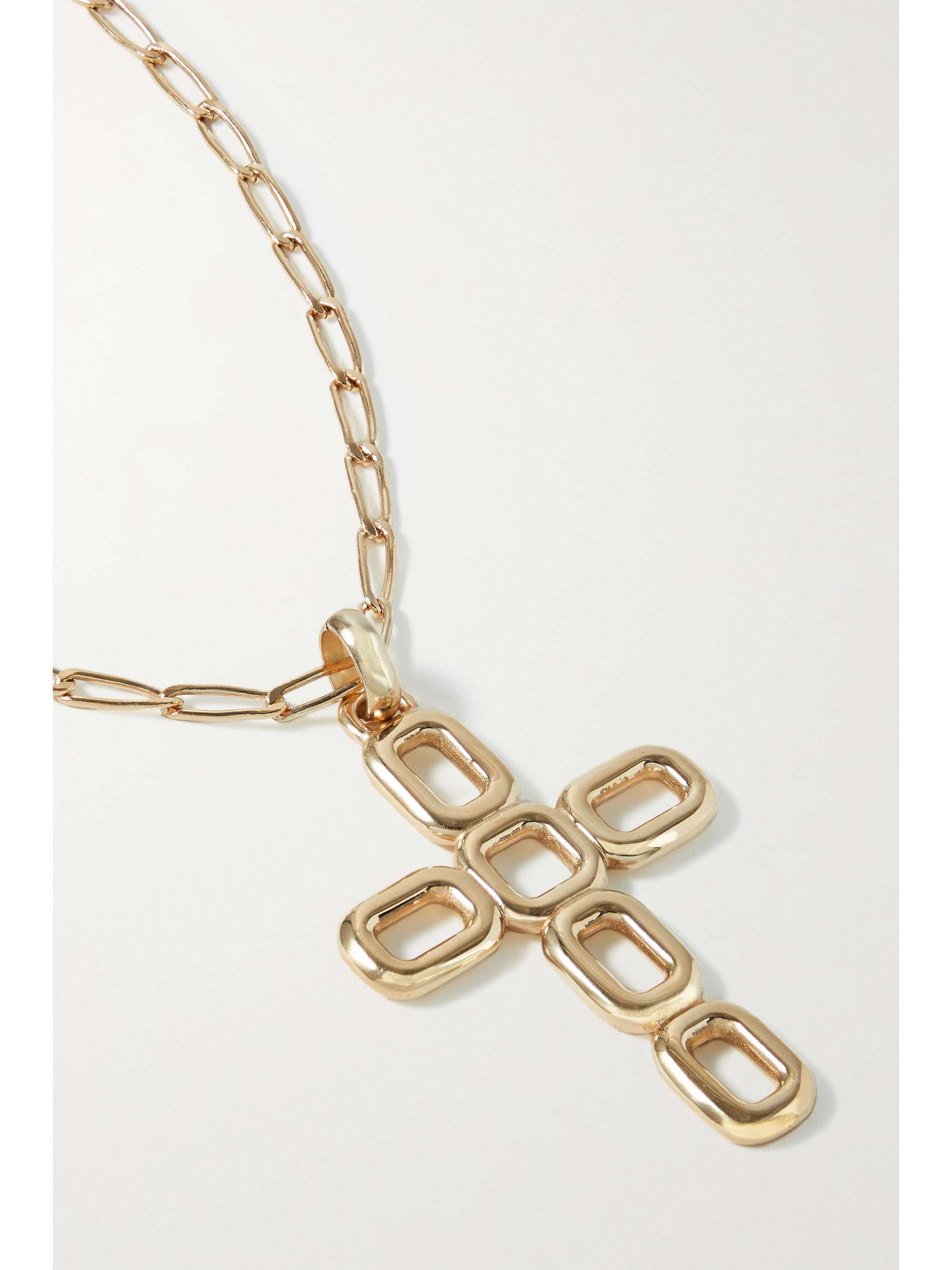 LAURA LOMBARDI Luciana recycled gold-plated and gold-tone necklace