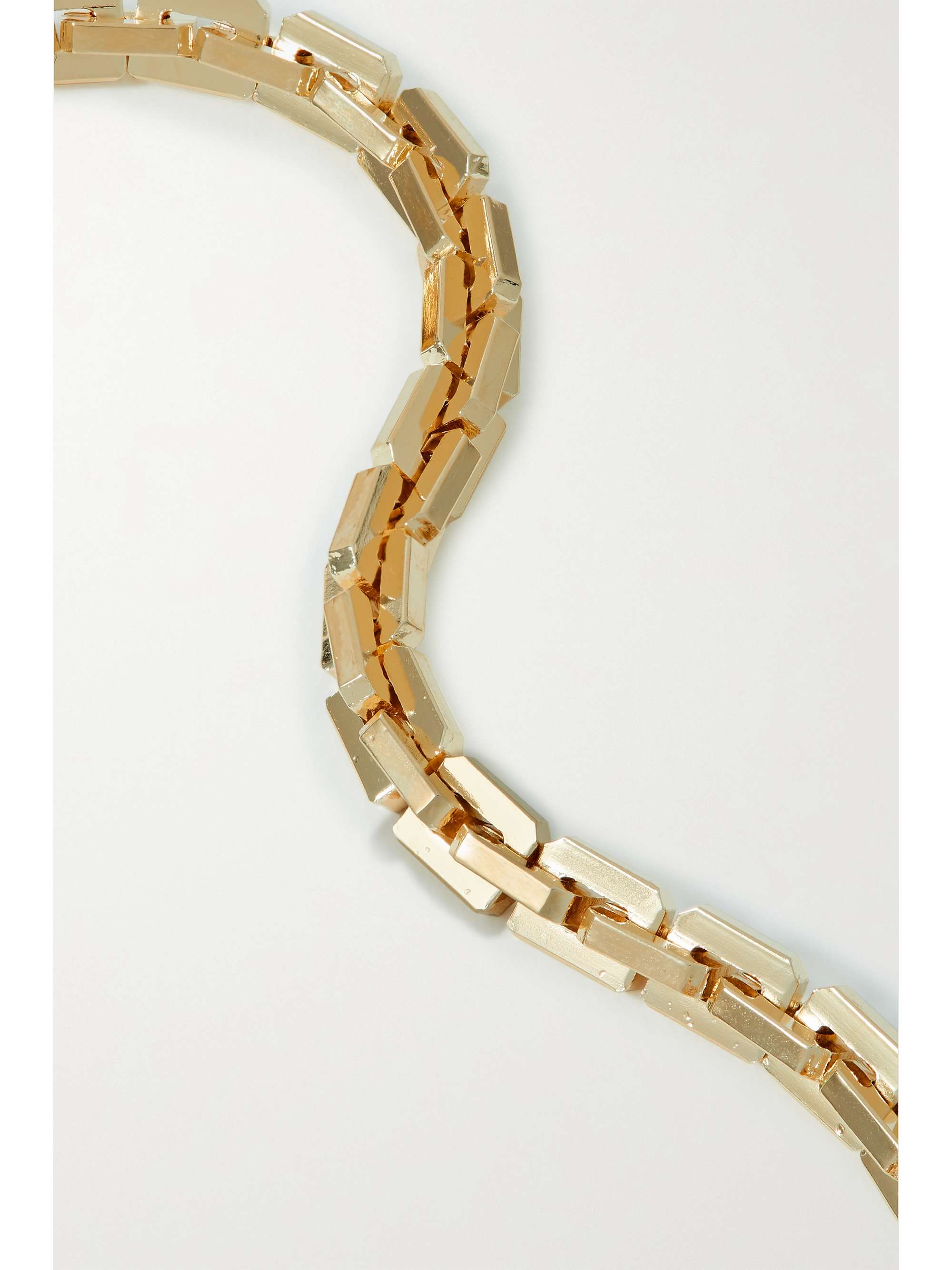 LAURA LOMBARDI Greca recycled gold-plated bracelet