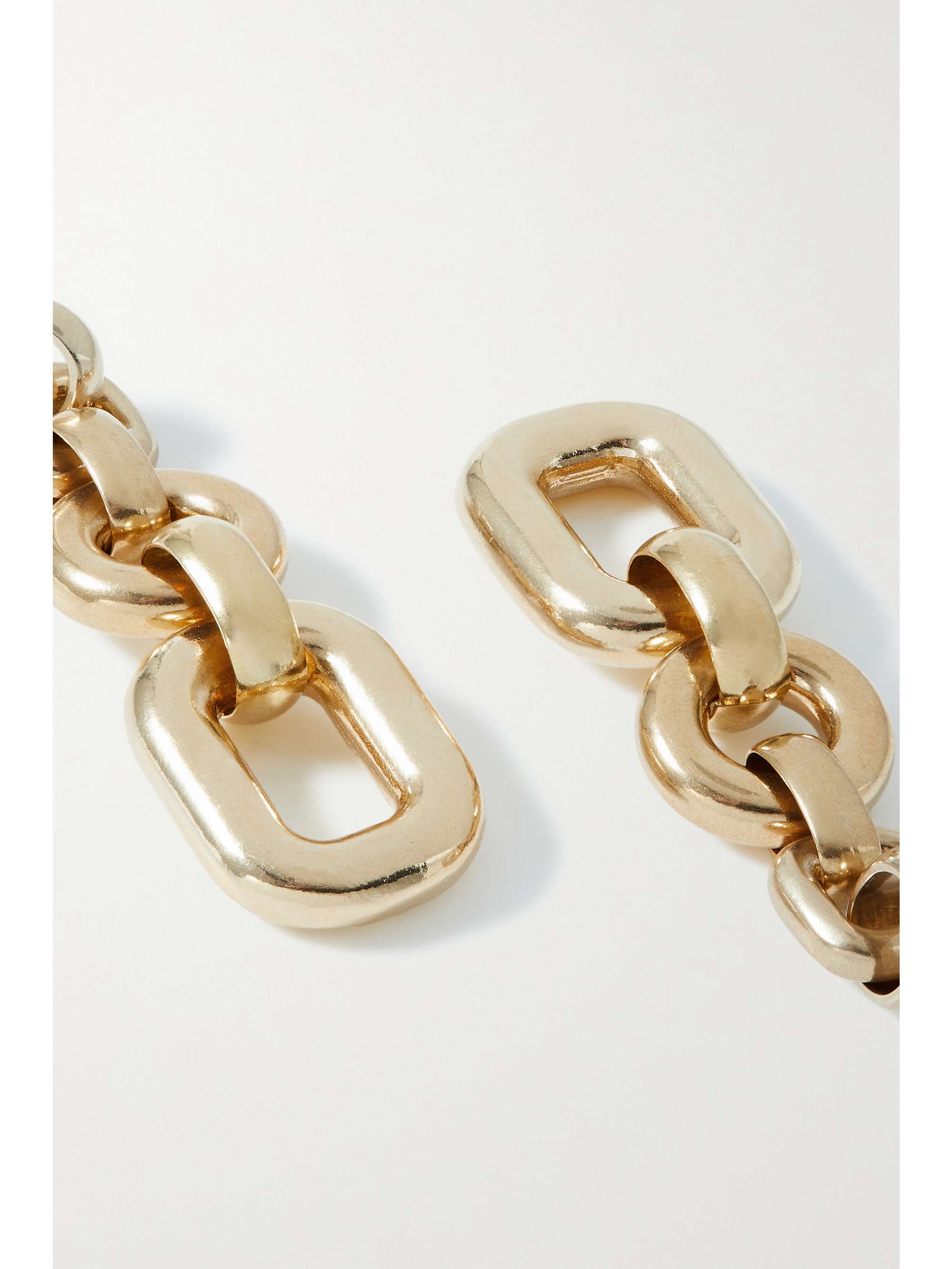 LAURA LOMBARDI Bianca recycled gold-tone earrings
