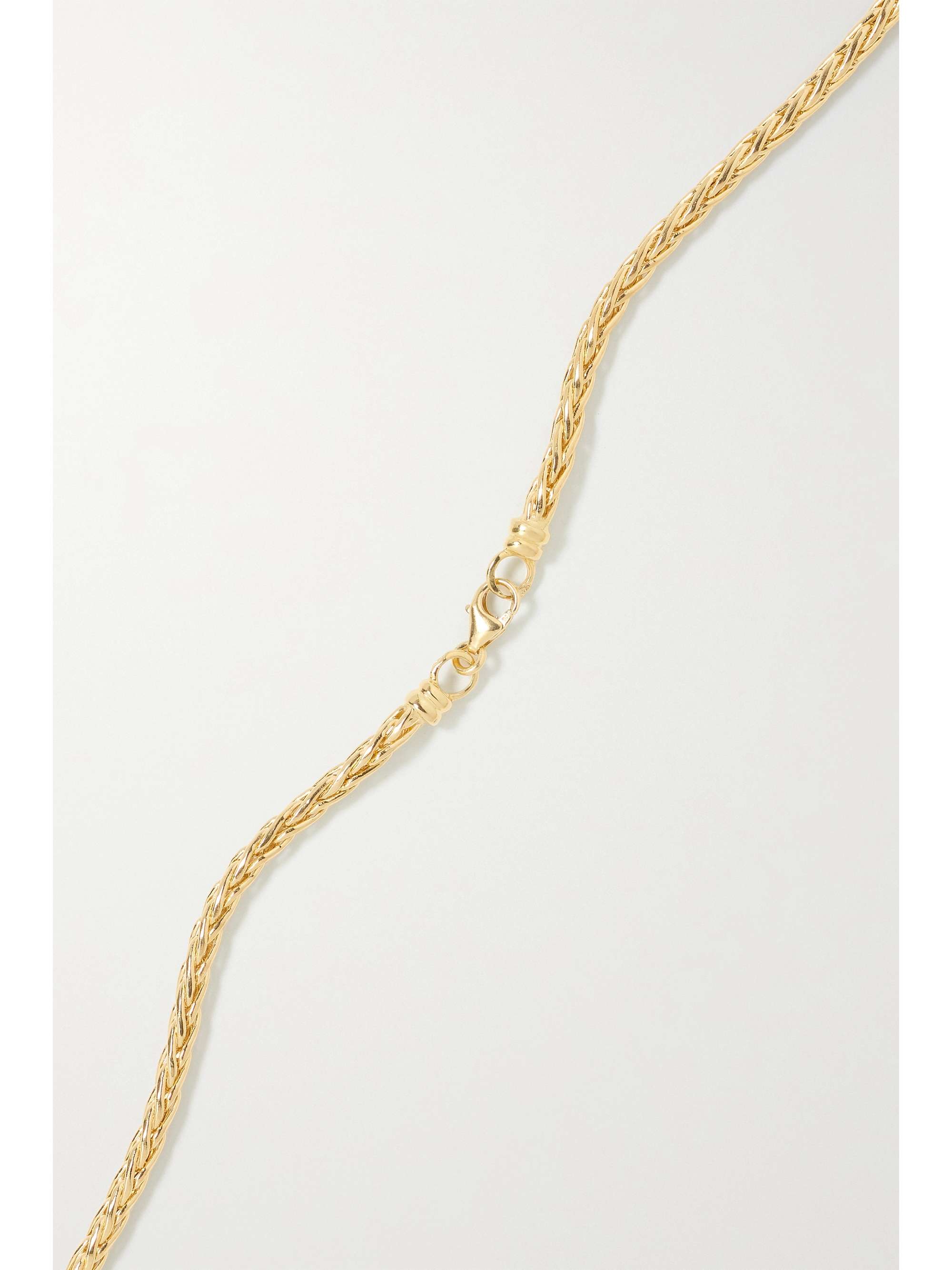 YVONNE LÉON 18-karat yellow and white gold diamond necklace