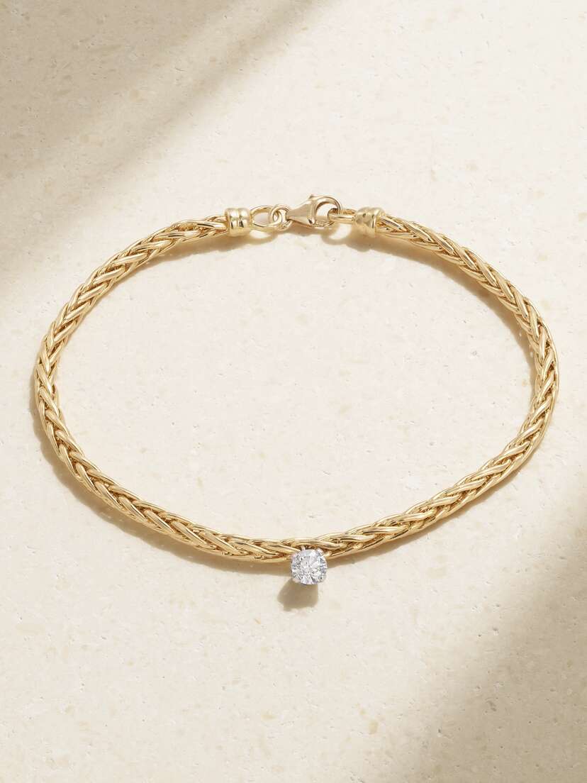 Yvonne Léon 18-karat Gold Diamond Bracelet