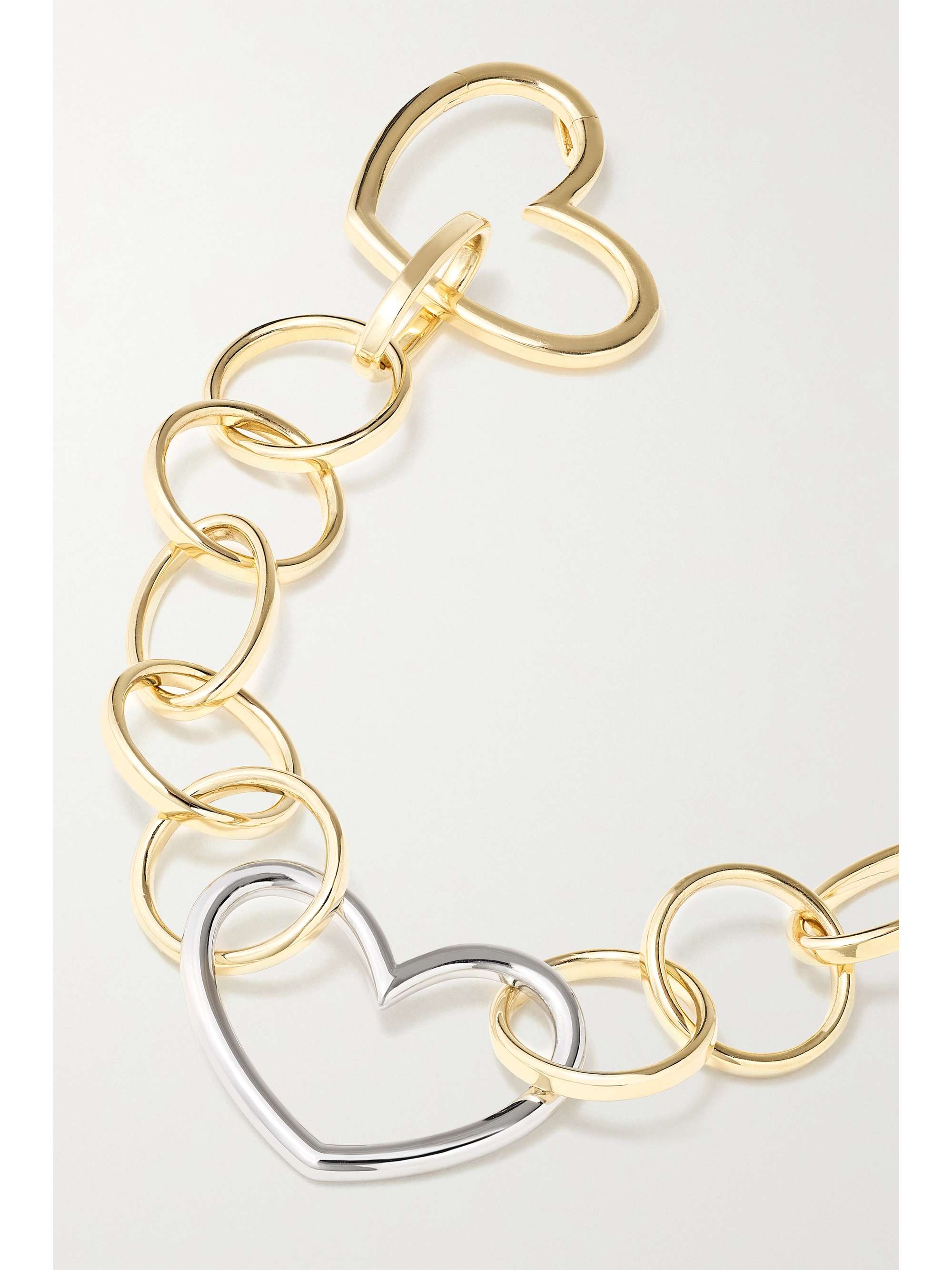 YVONNE LÉON 9-karat yellow and white gold bracelet