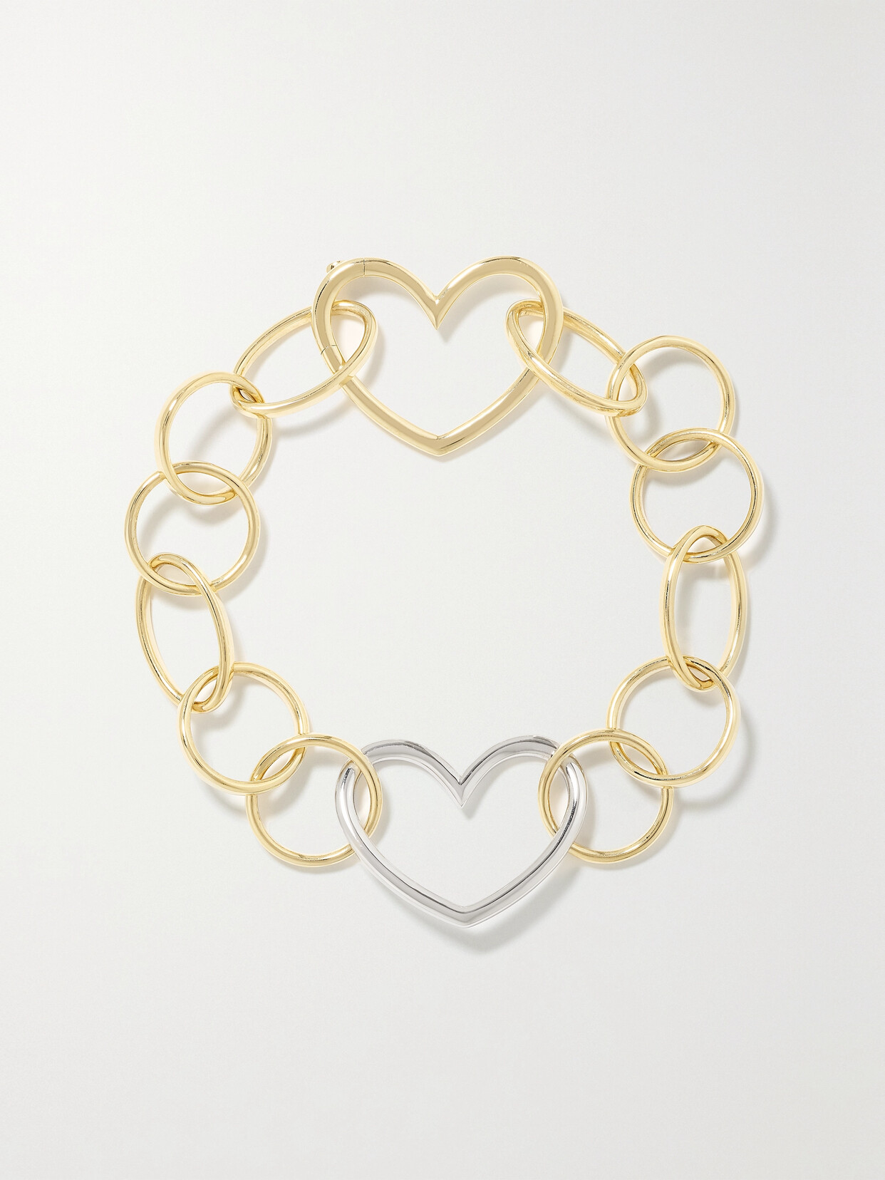 Yvonne Léon 9-karat Yellow And White Gold Bracelet