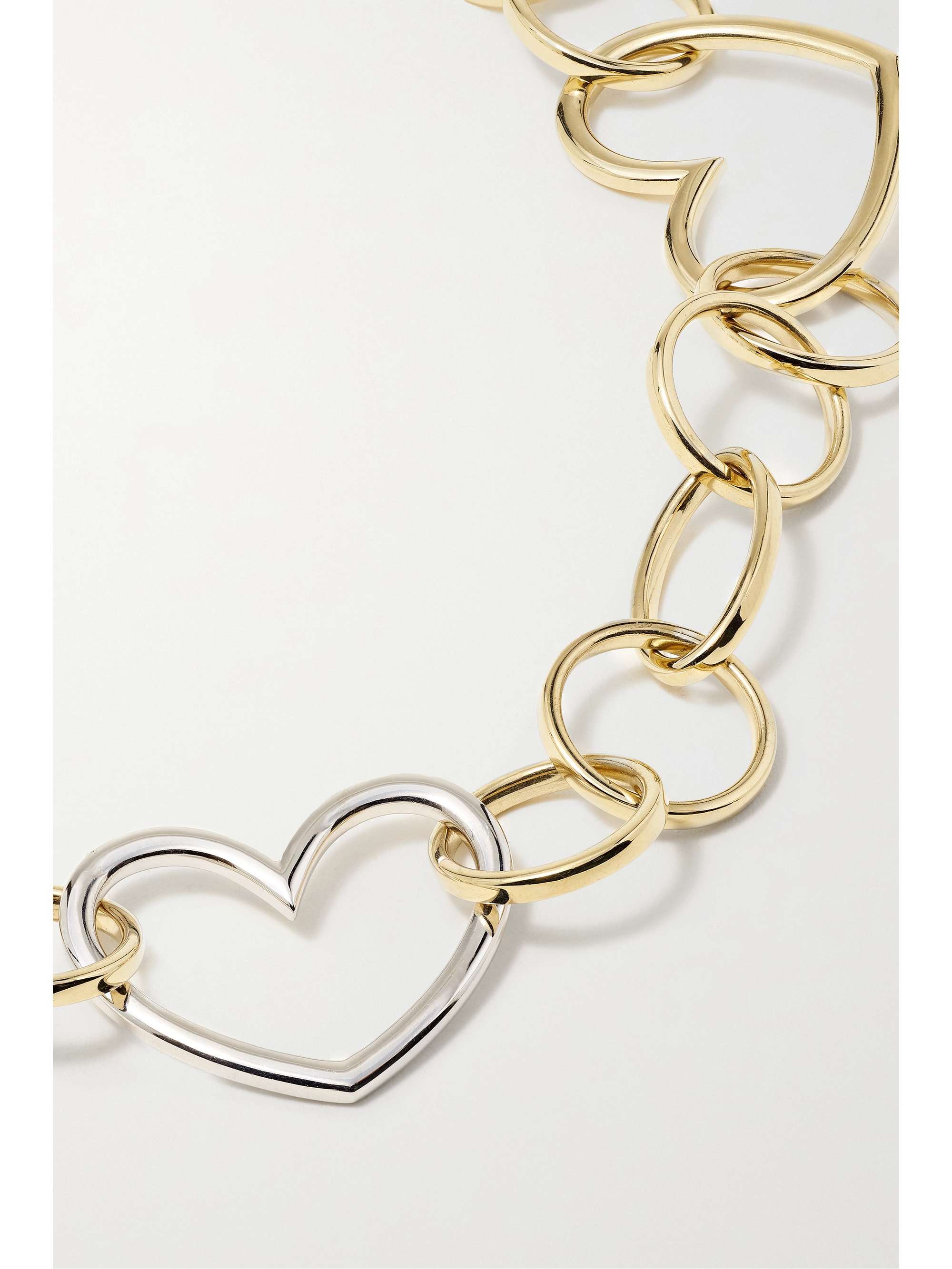 YVONNE LÉON 9-karat yellow and white gold necklace