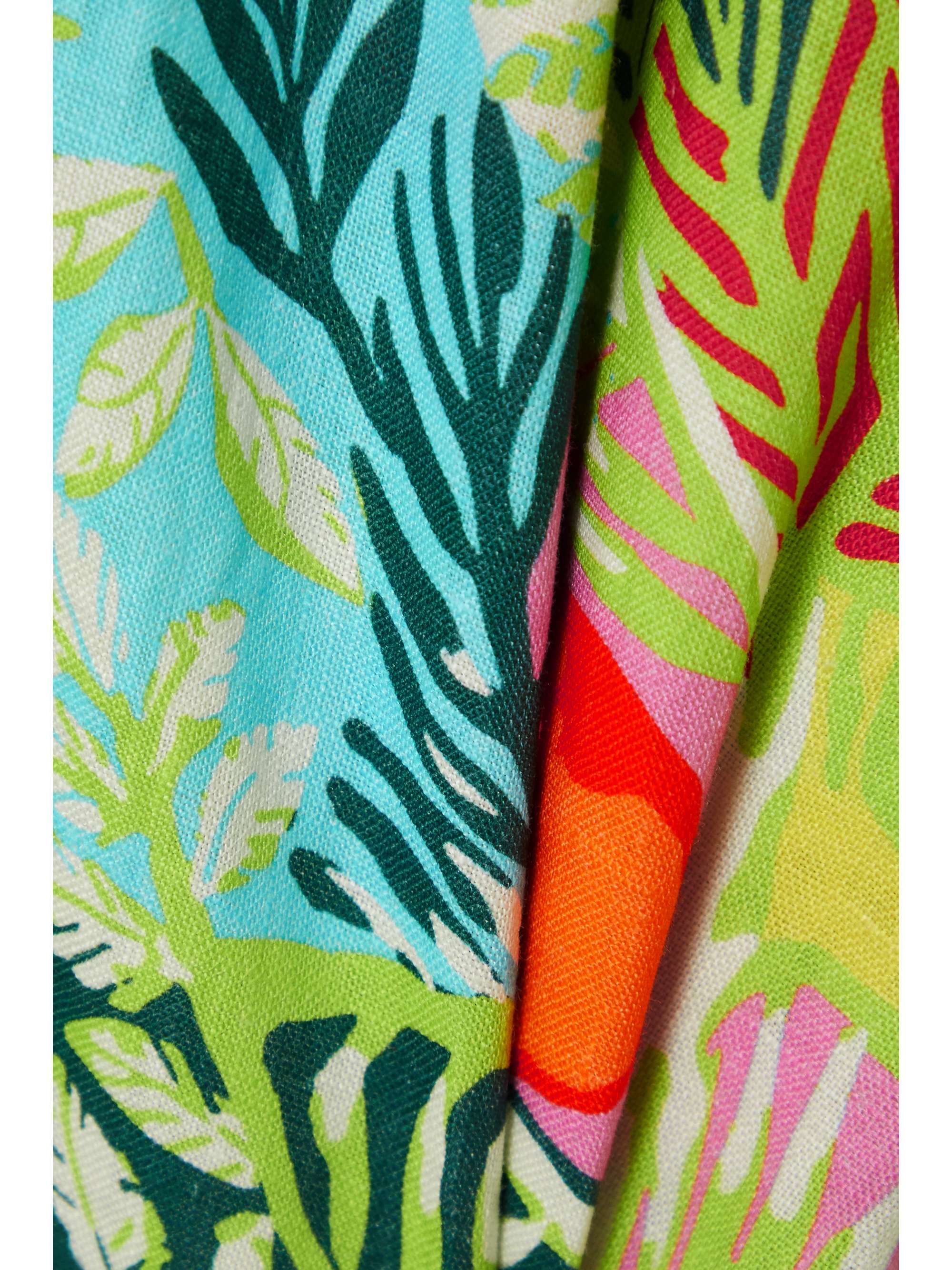 STAUD Vincent printed linen tunic