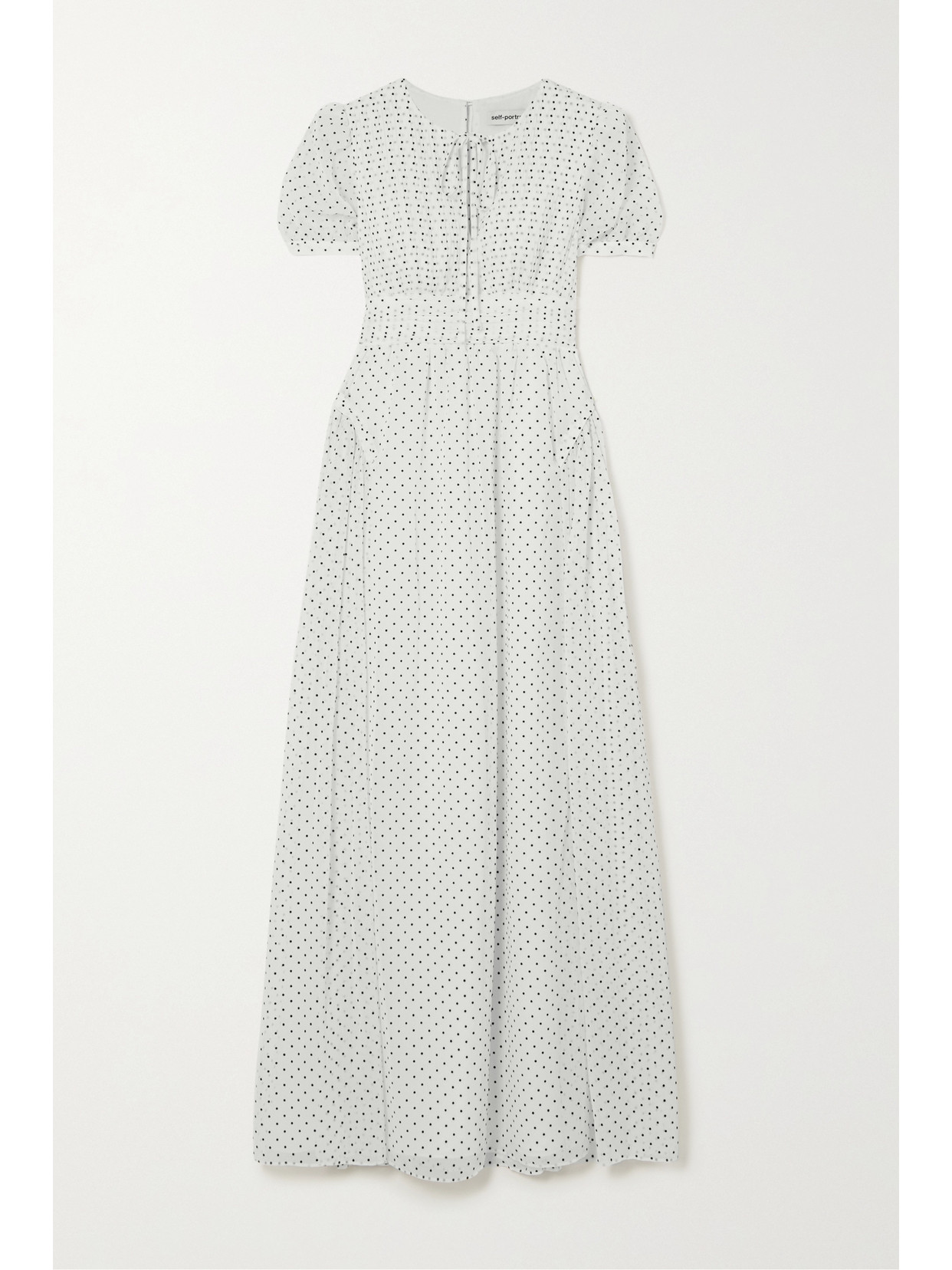 self portrait polka dot chiffon maxi dress Rent Polka Dot Chiffon Maxi Dress - Self-Portrait