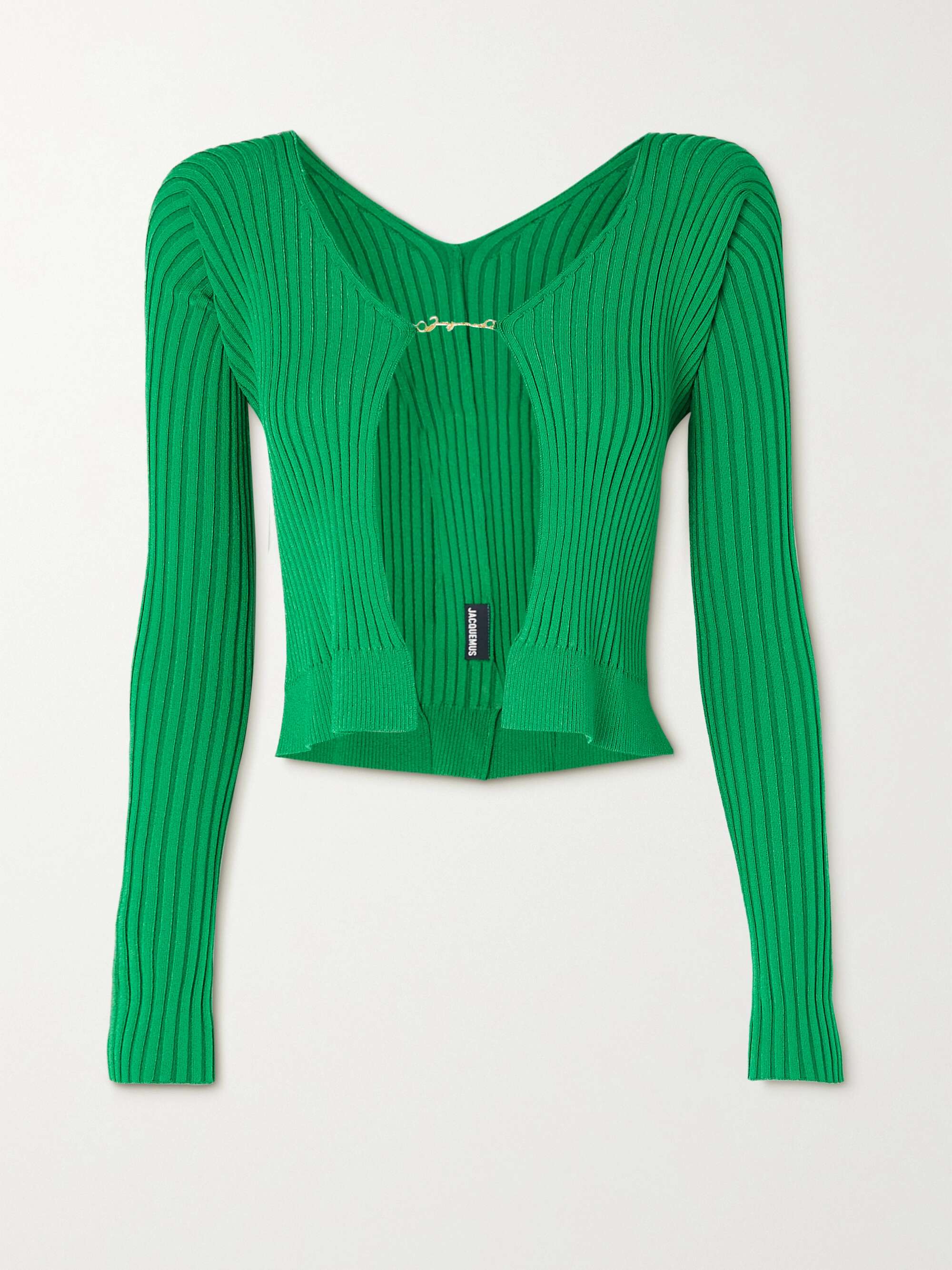 jacquemus orange cardigan