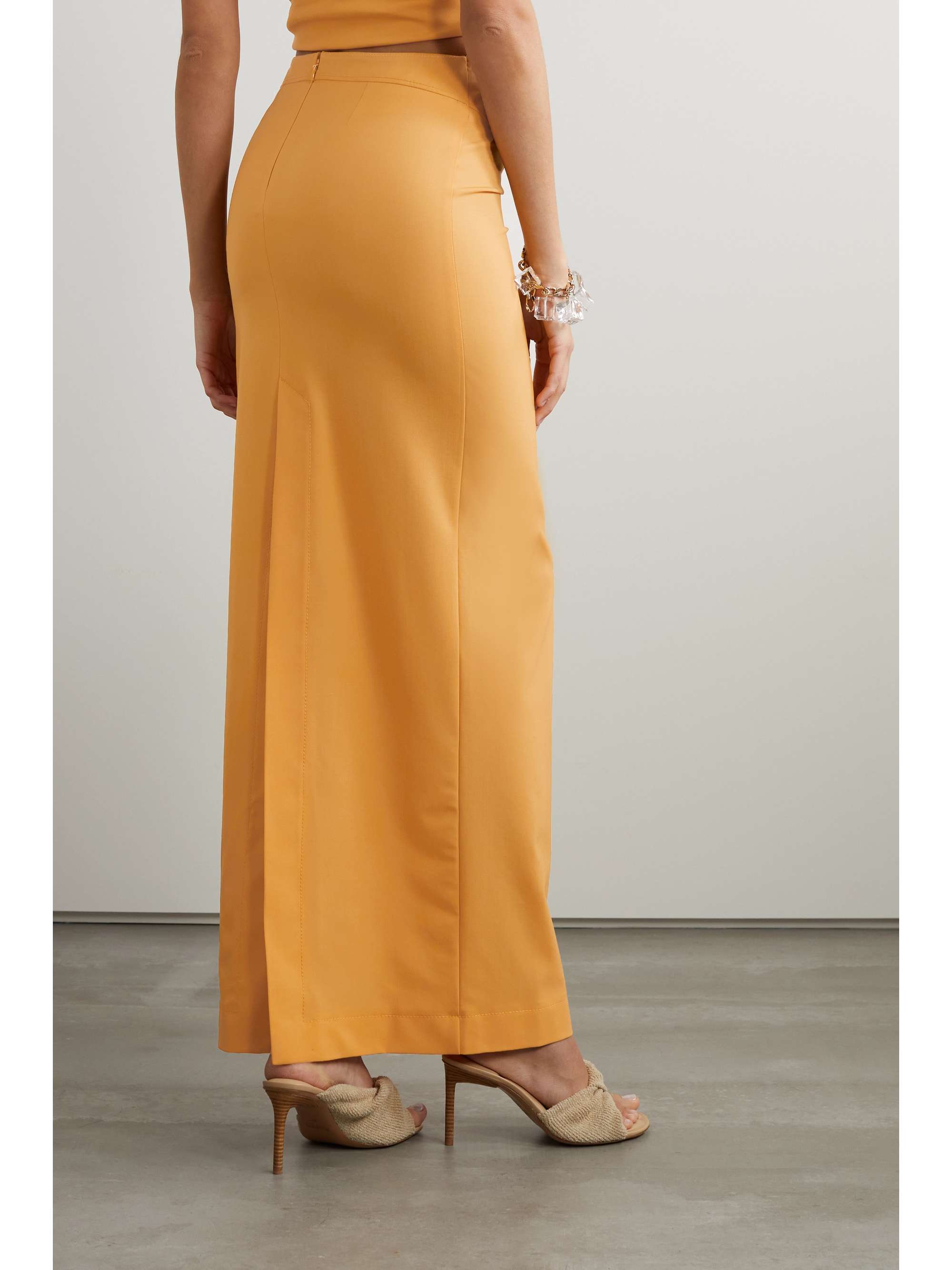 JACQUEMUS Pina stretch-wool maxi skirt