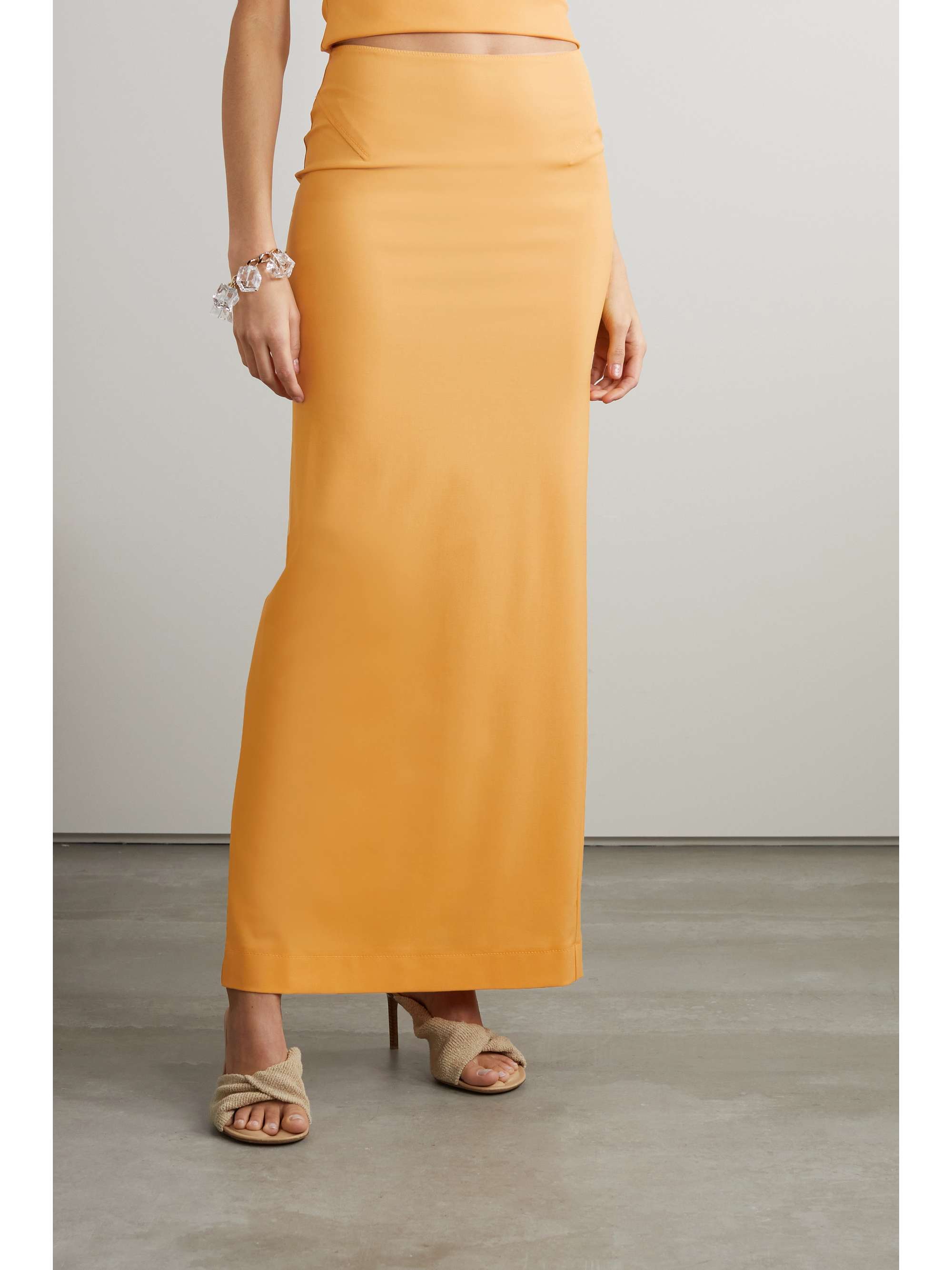 JACQUEMUS Pina stretch-wool maxi skirt