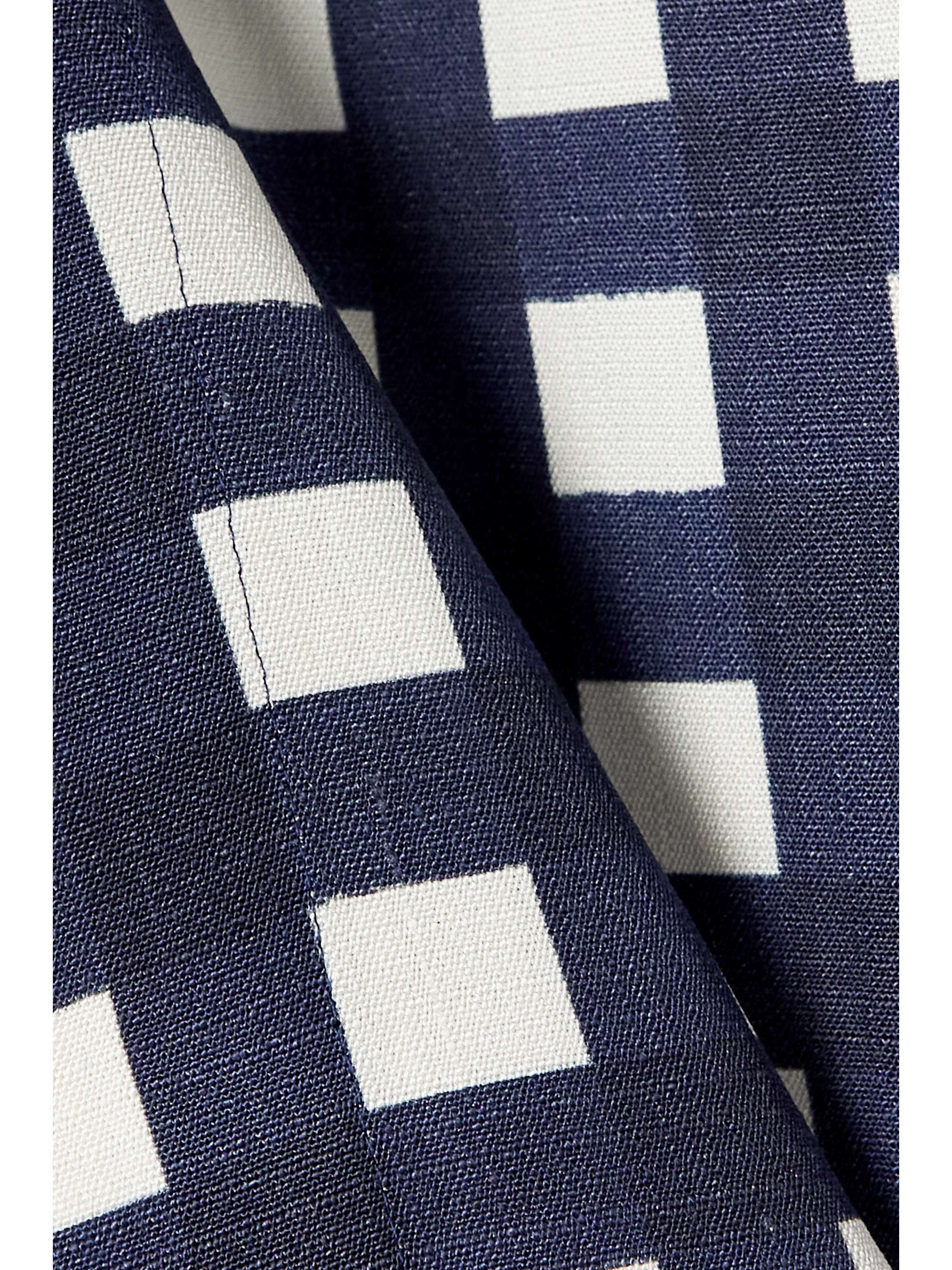 JACQUEMUS Bebi cropped checked canvas top