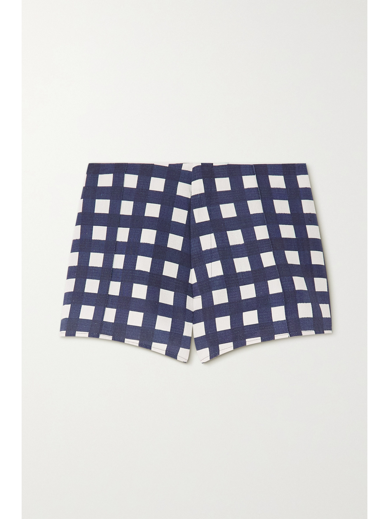 JACQUEMUS LIMAO CHECKED CANVAS SHORTS