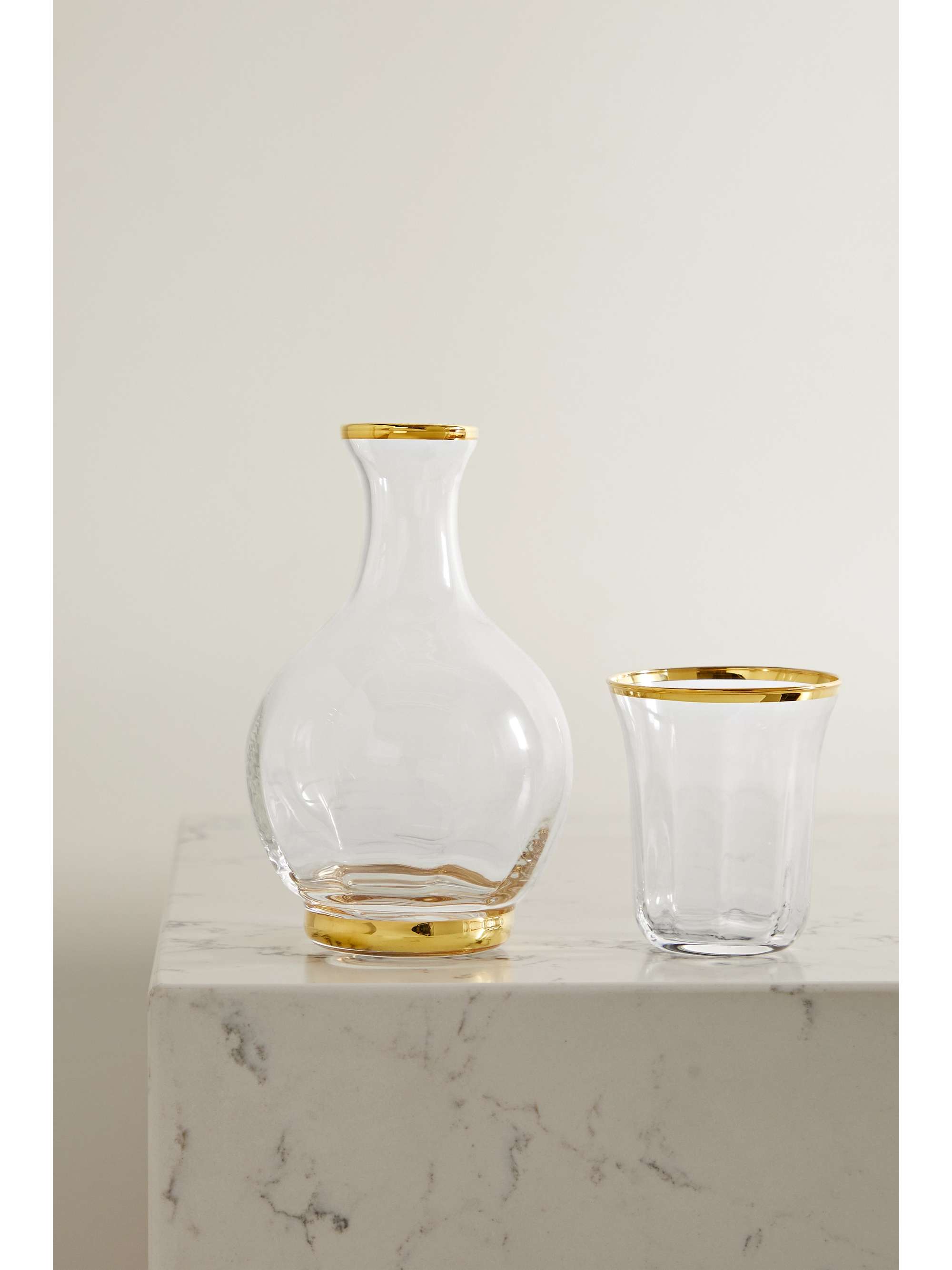 AERIN Sophia crystal carafe and tumbler set NETAPORTER