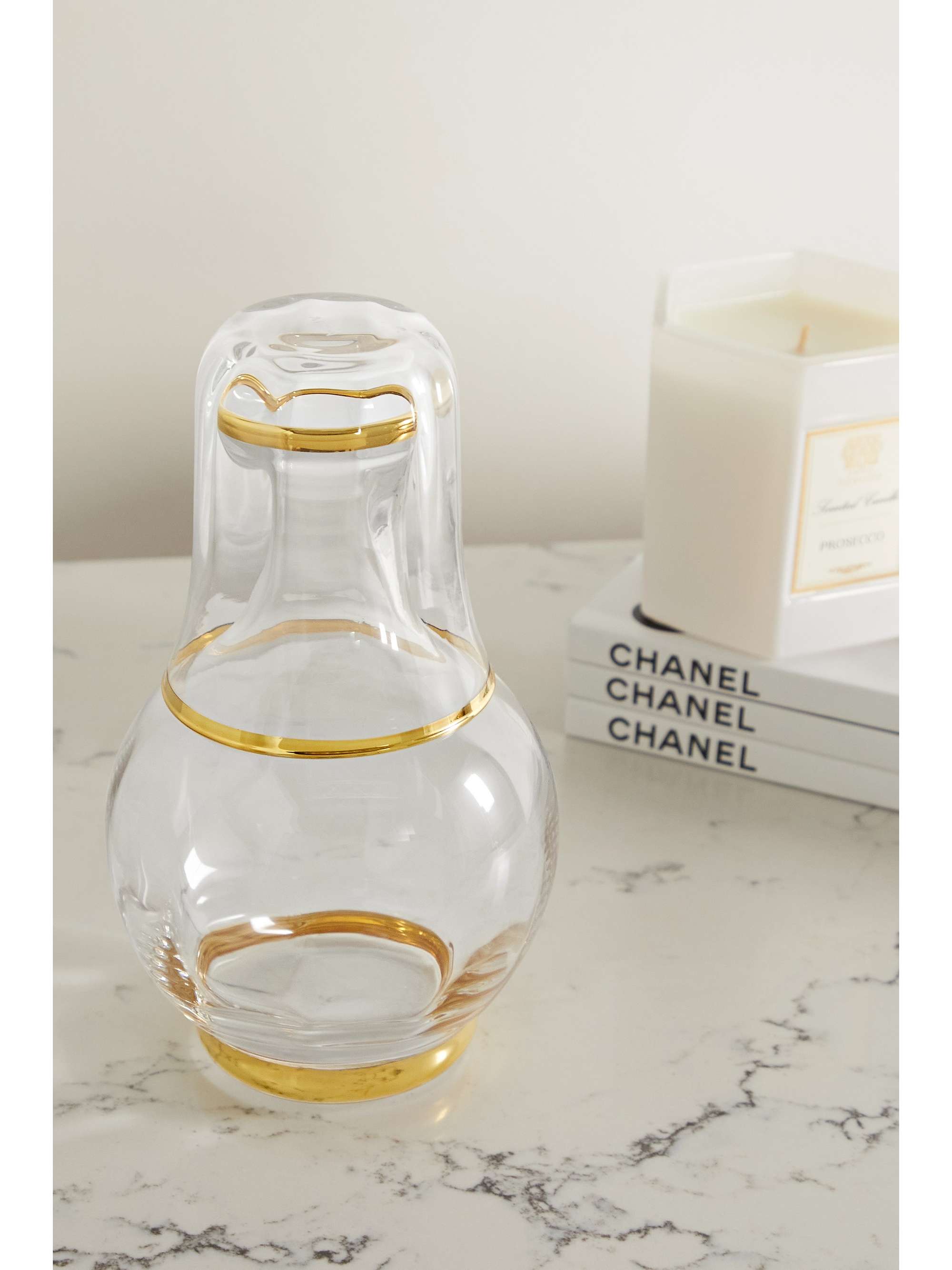 AERIN Sophia crystal carafe and tumbler set