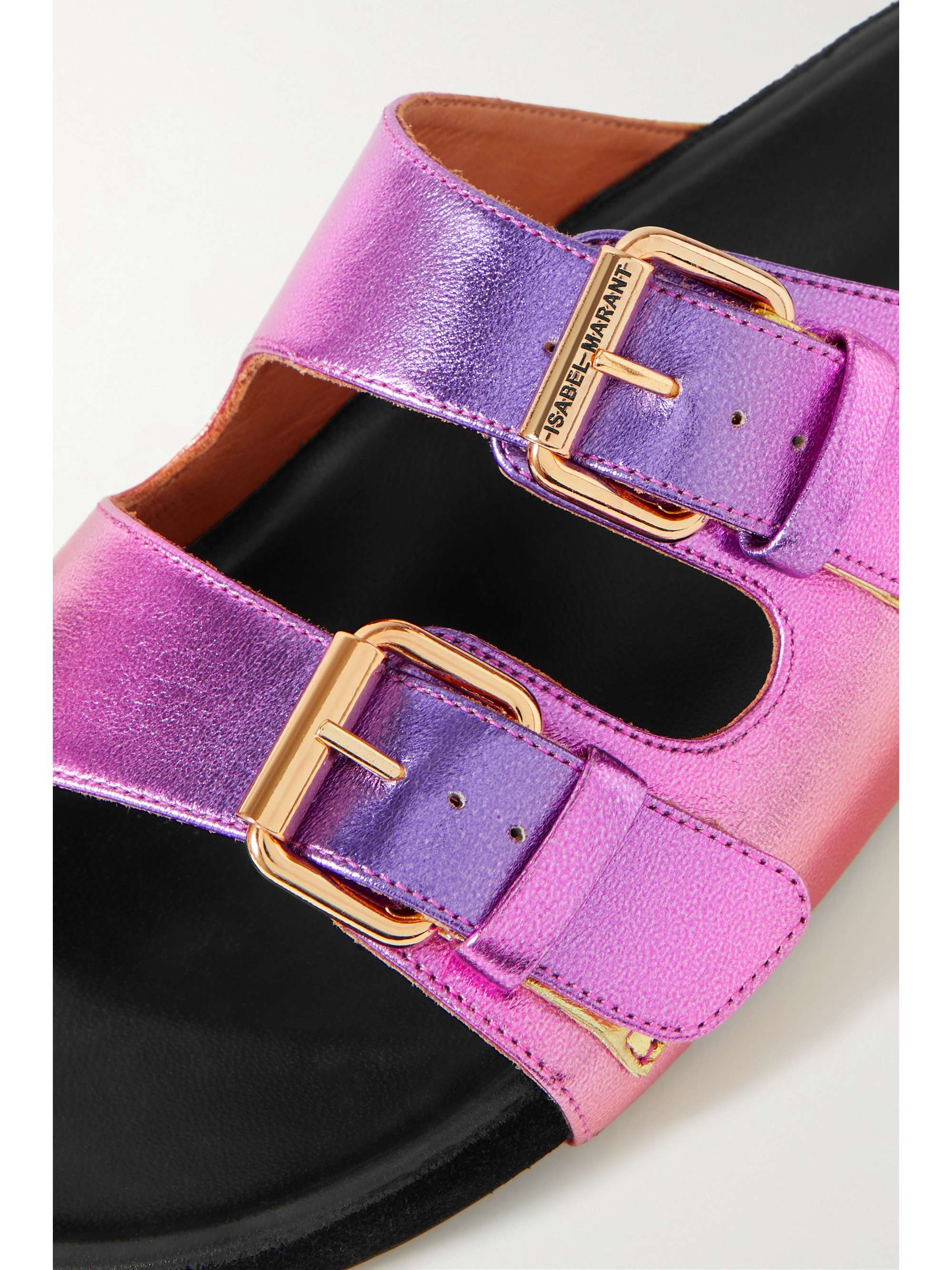 ISABEL MARANT Lennyo studded leather slides